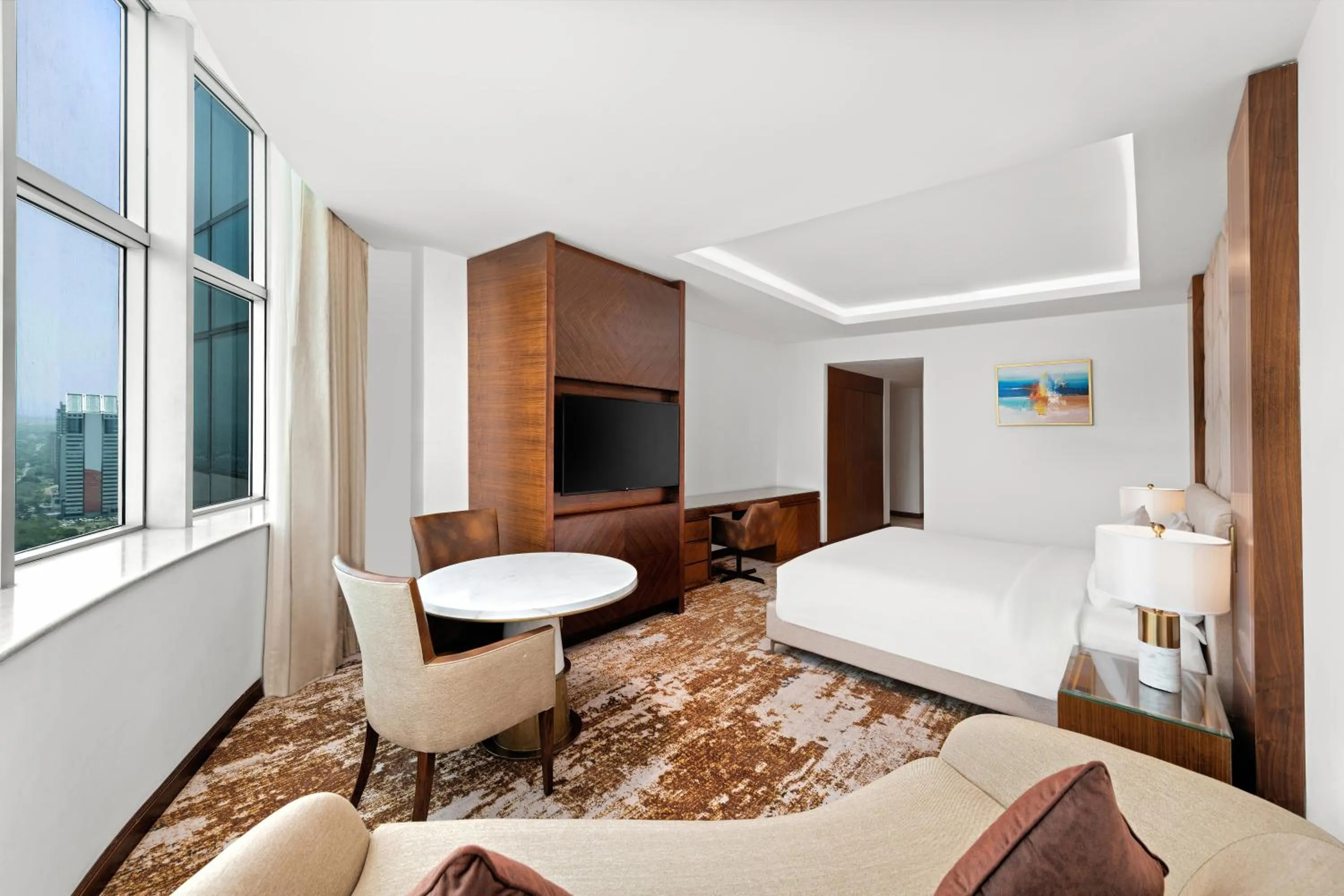 Bed in Movenpick Hotel Centaurus Islamabad