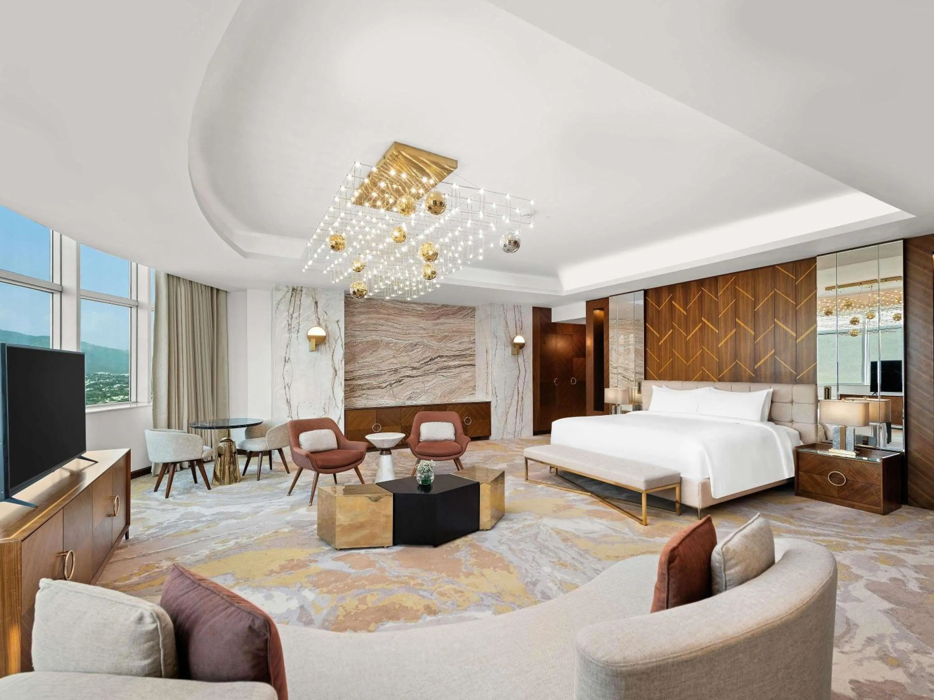 Bedroom, Bed in Movenpick Hotel Centaurus Islamabad