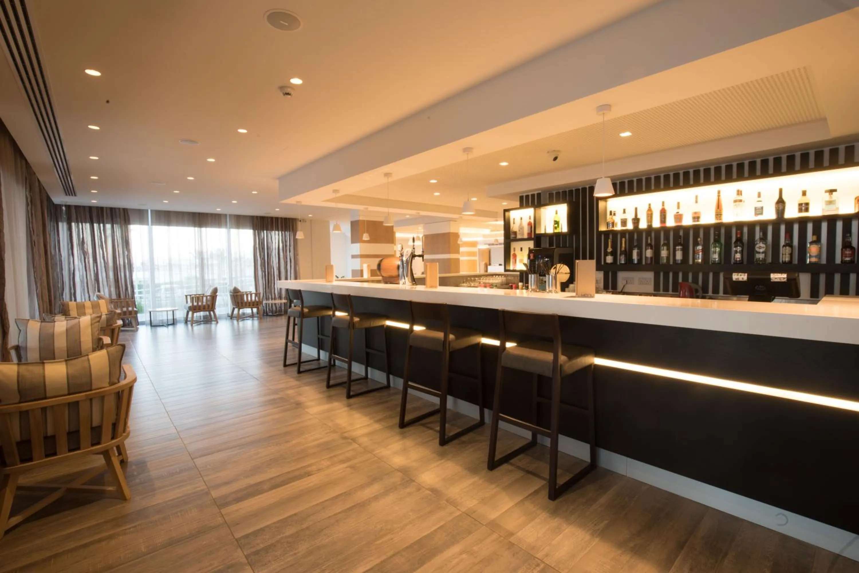 Lounge or bar in Evalena Beach Hotel