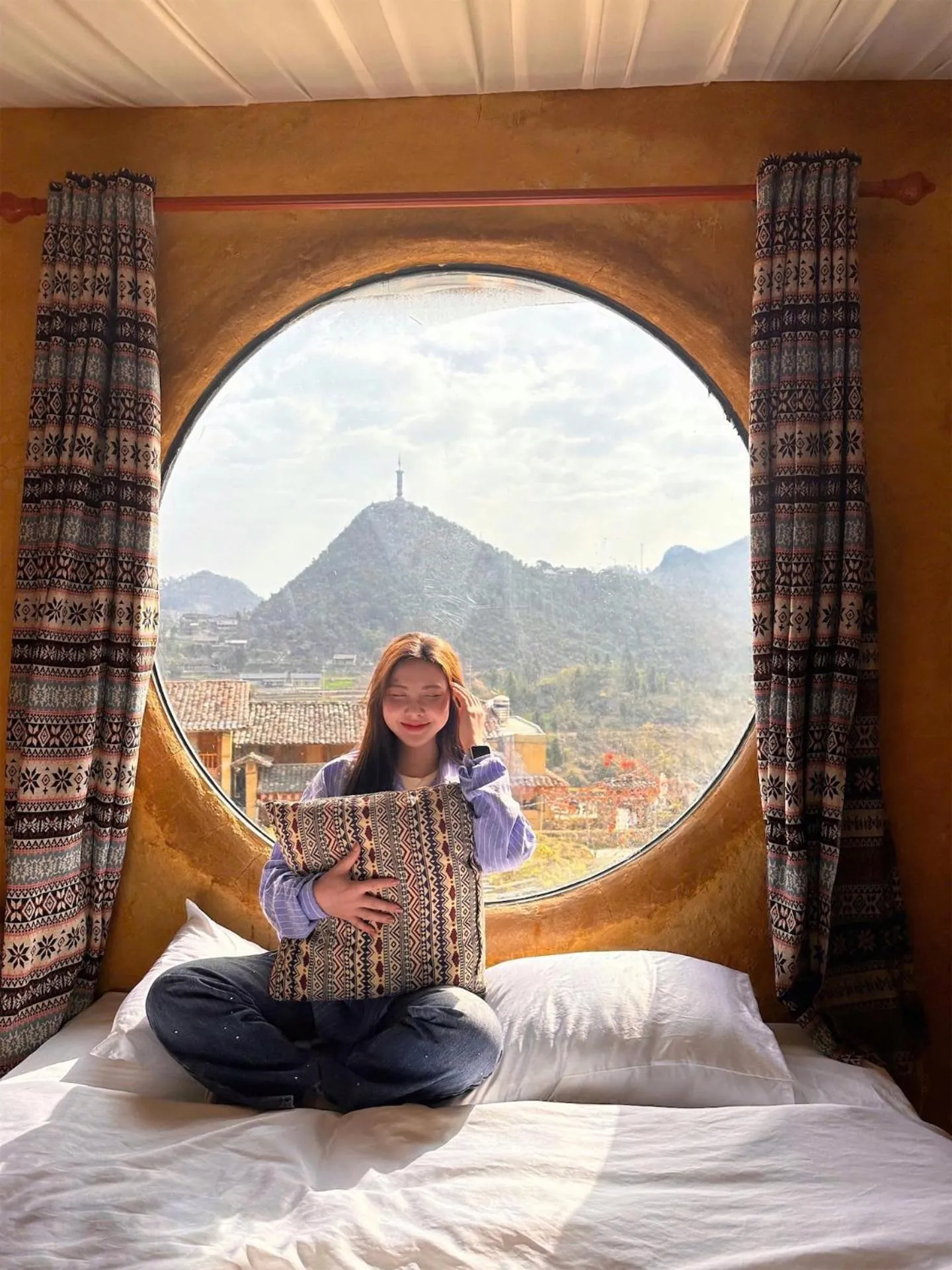 Bed in Chanh Homestay Lô Lô Chải