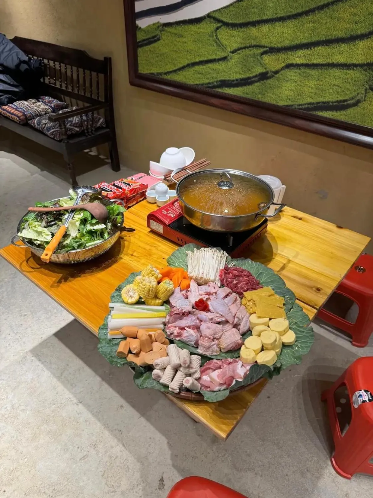 Food and drinks in Chanh Homestay Lô Lô Chải