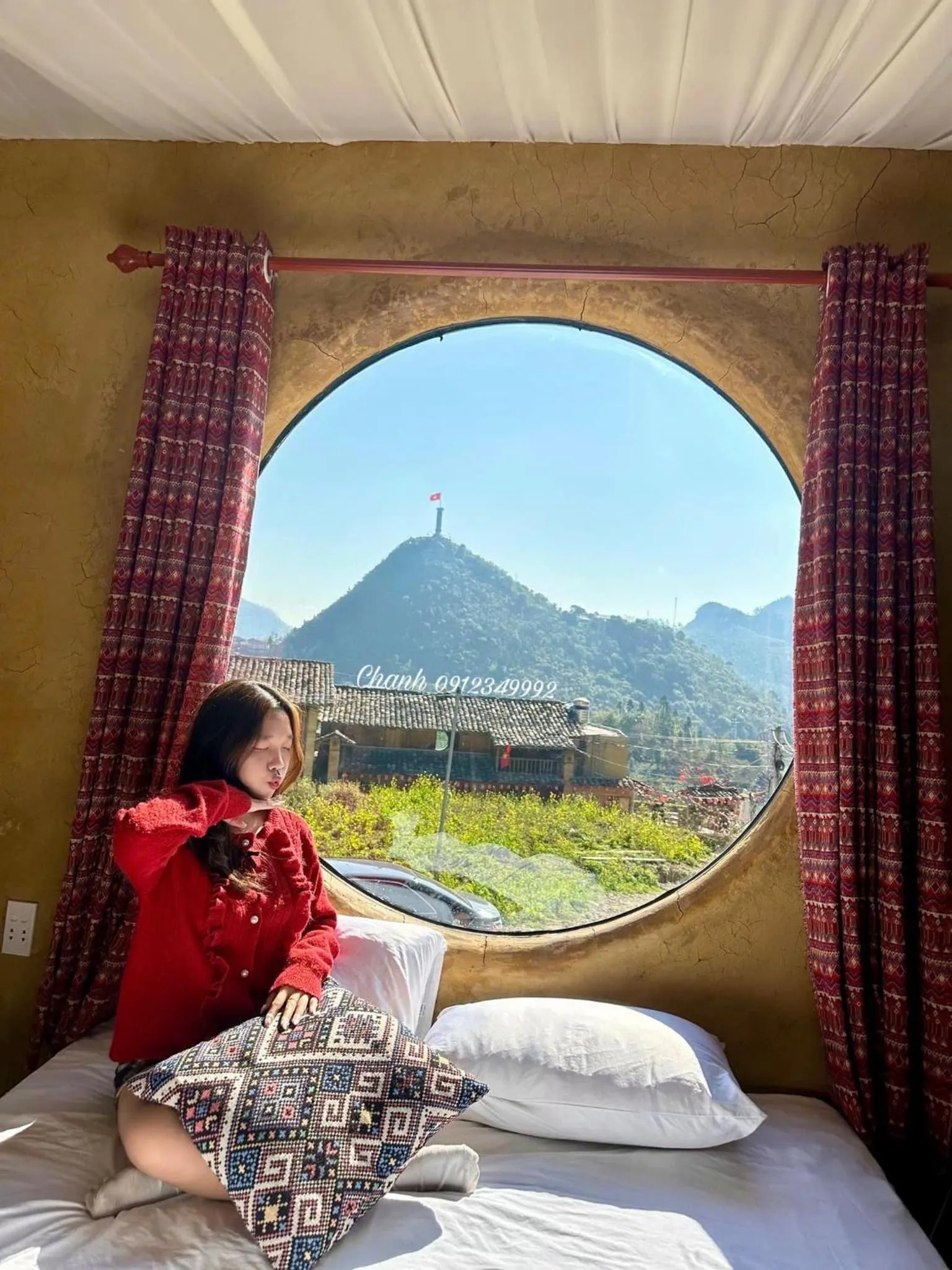 Bed in Chanh Homestay Lô Lô Chải