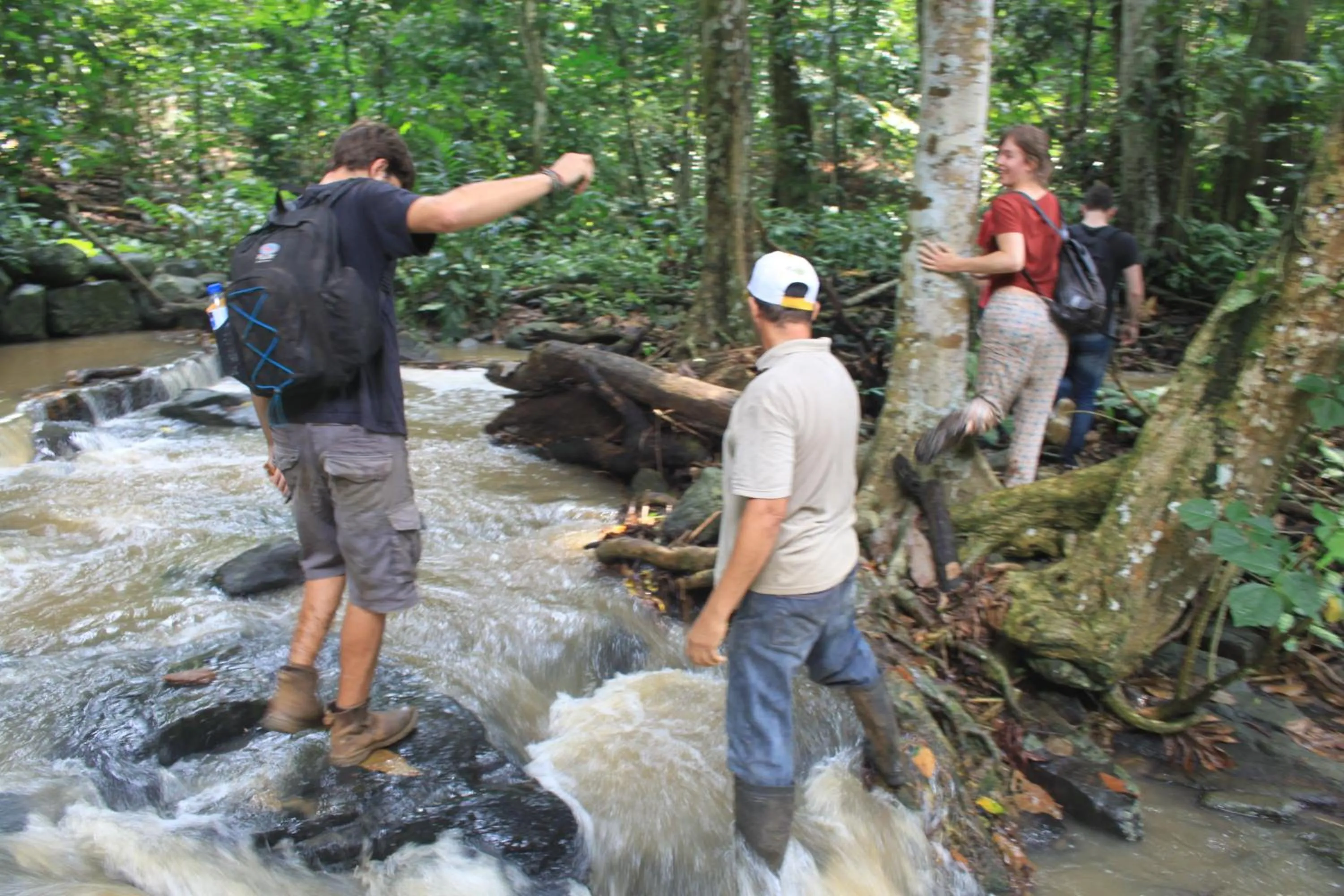 People in Belo Monte Hotel and Museum