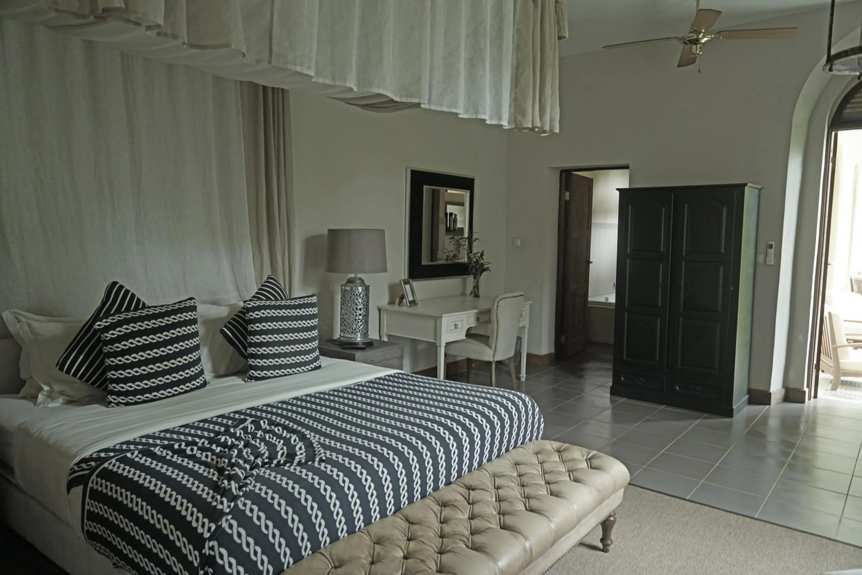 Bed in Belo Monte Hotel and Museum