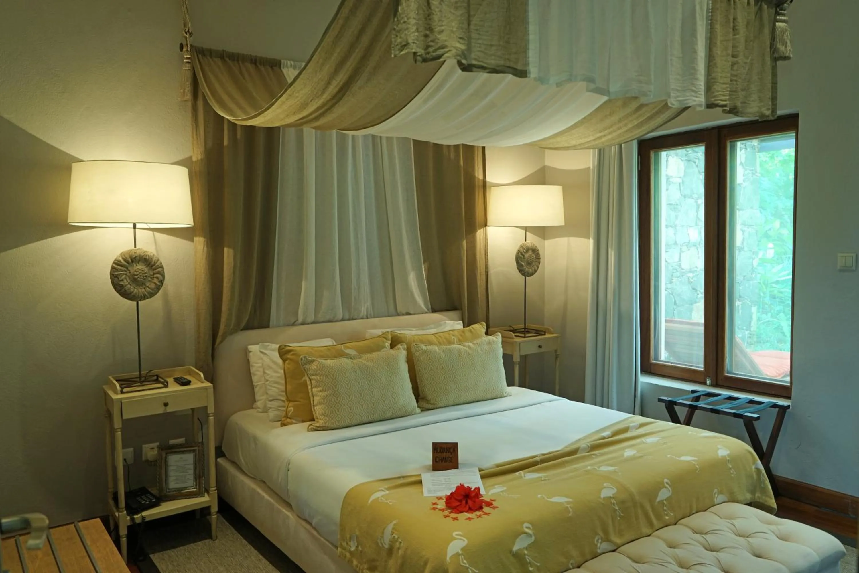 Bed in Belo Monte Hotel and Museum