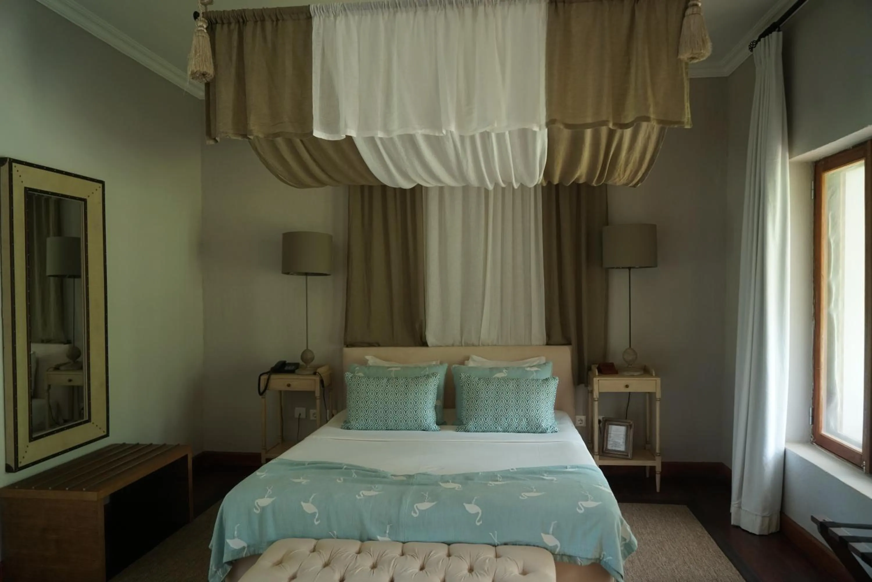 Bed in Belo Monte Hotel and Museum