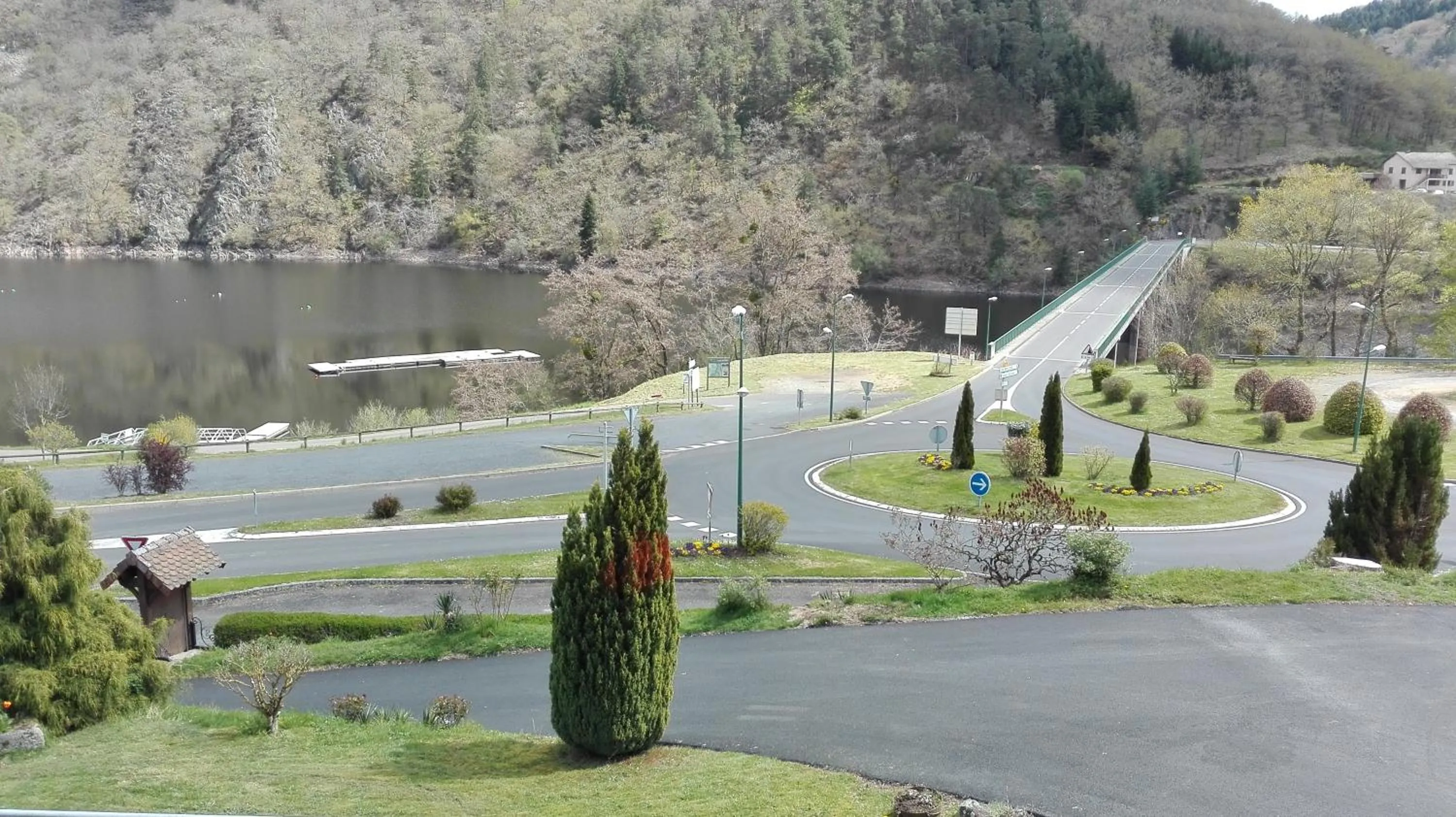 Lake view in La Cremaillere