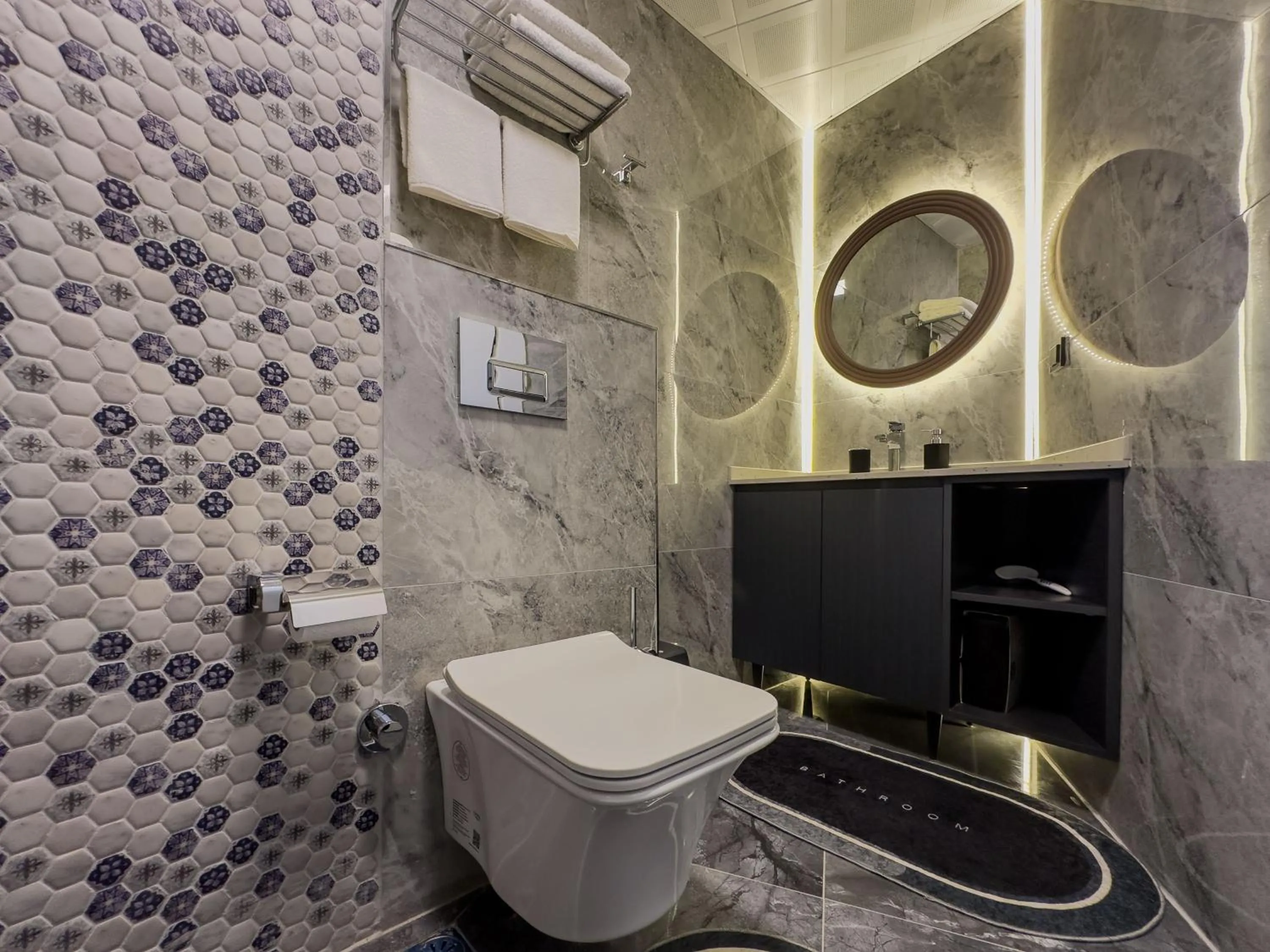 Shower in Belek 07 Luxury Suites Only For Family