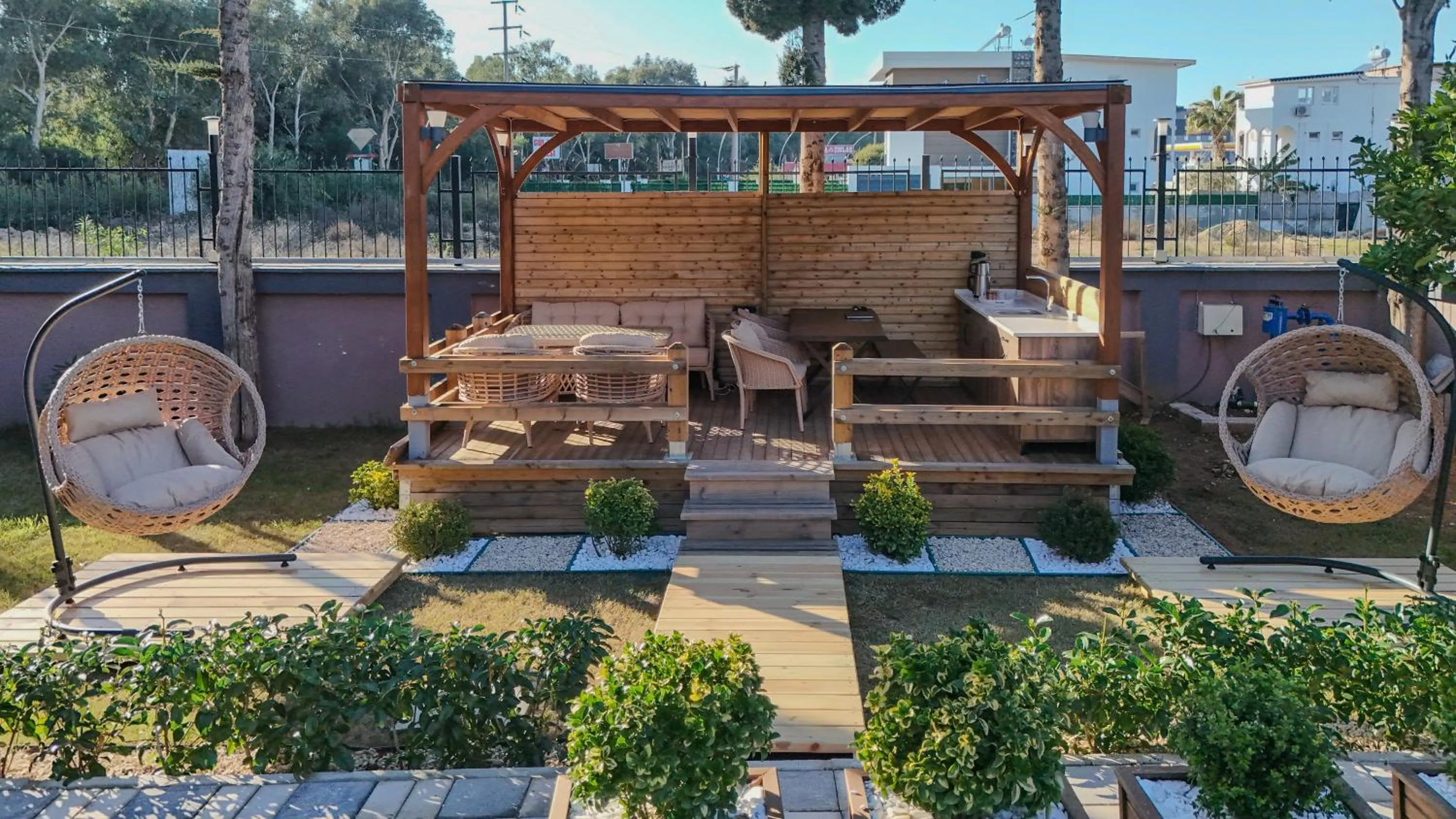 BBQ facilities in Belek 07 Luxury Suites Only For Family