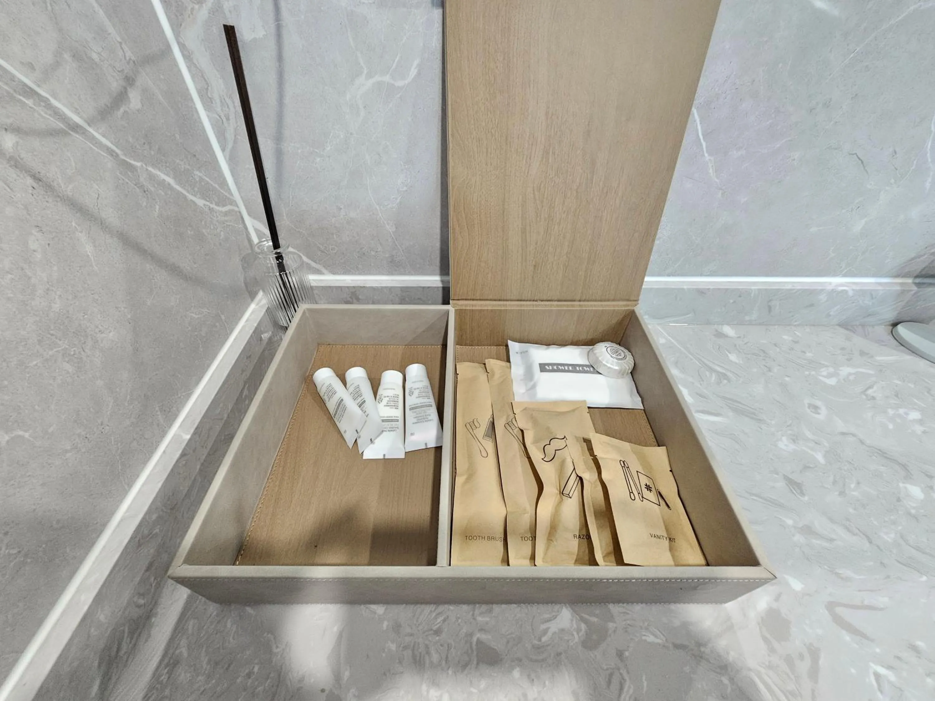 Bathroom in Galaxy X Hotel Type Caravan Glamping & Pension