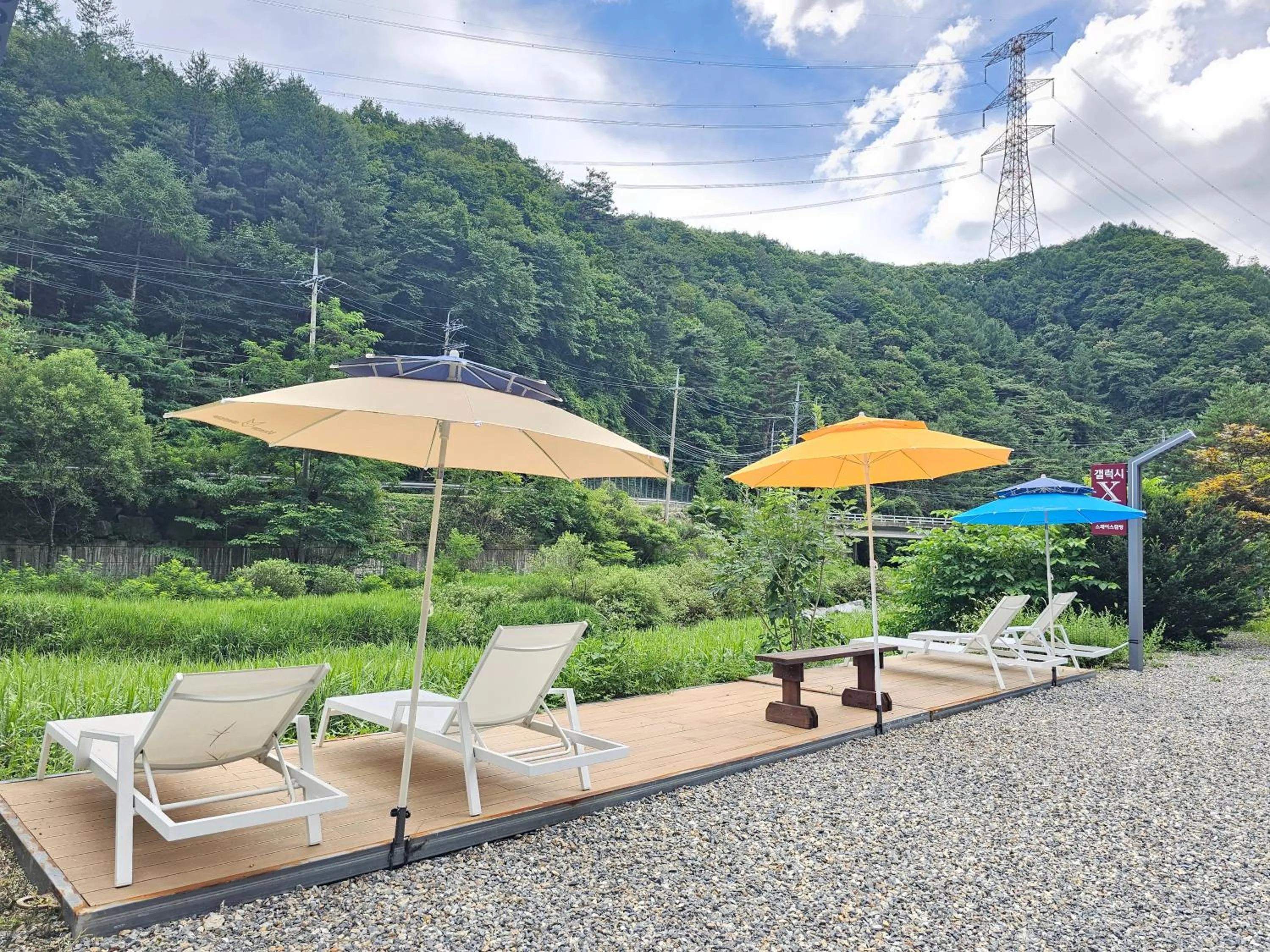 Mountain view in Galaxy X Hotel Type Caravan Glamping & Pension