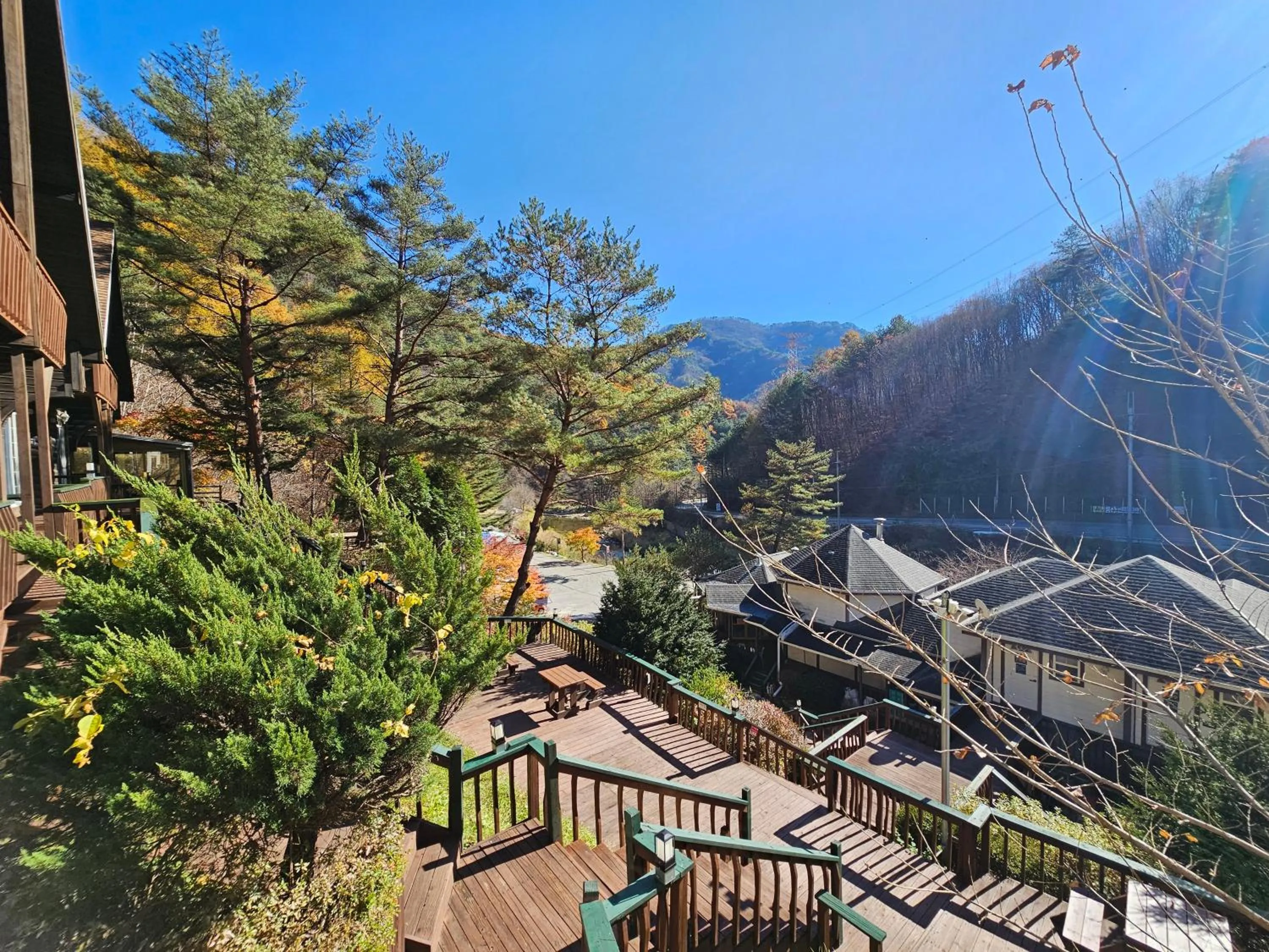 Mountain view in Galaxy X Hotel Type Caravan Glamping & Pension