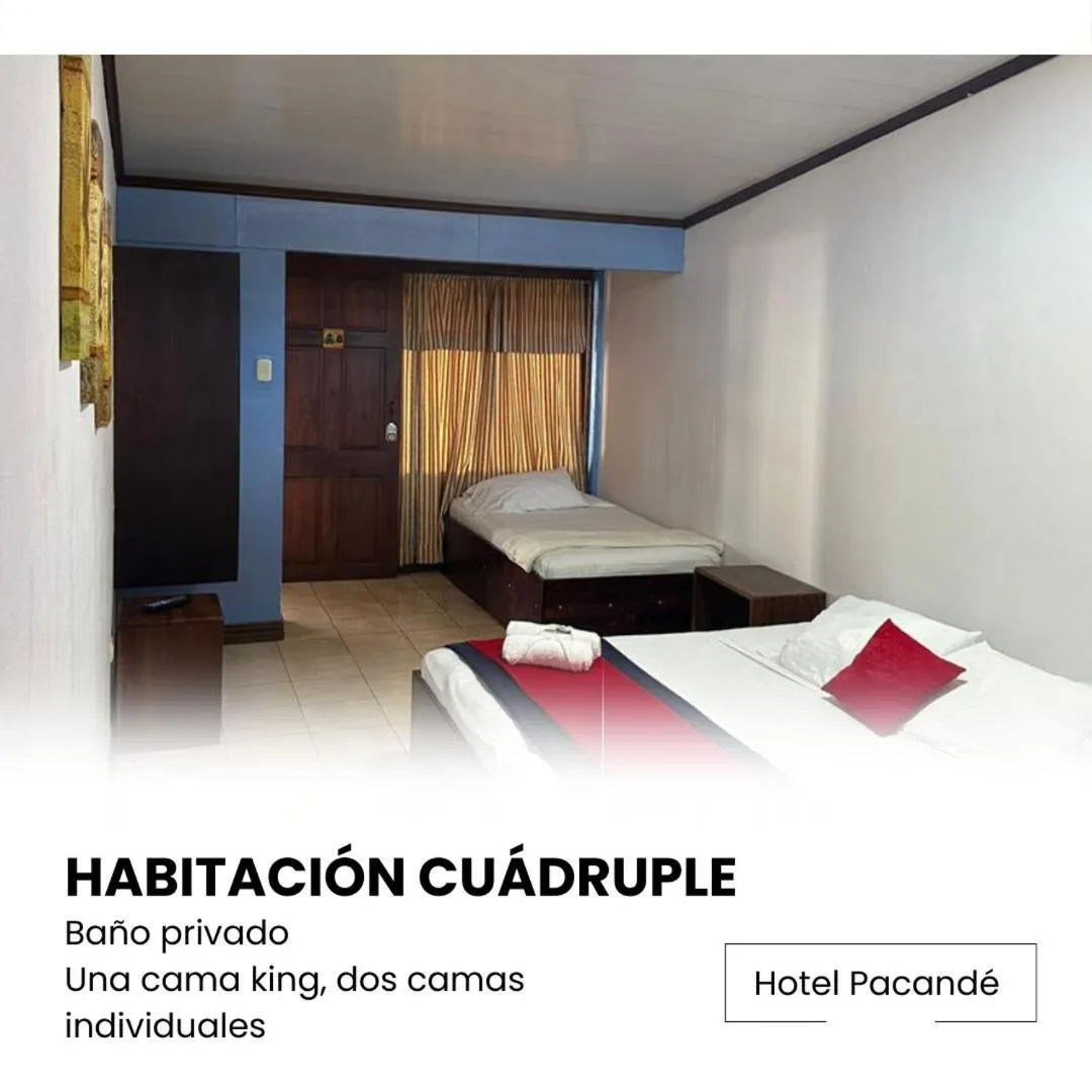 Bed in Hotel Pacande B&B