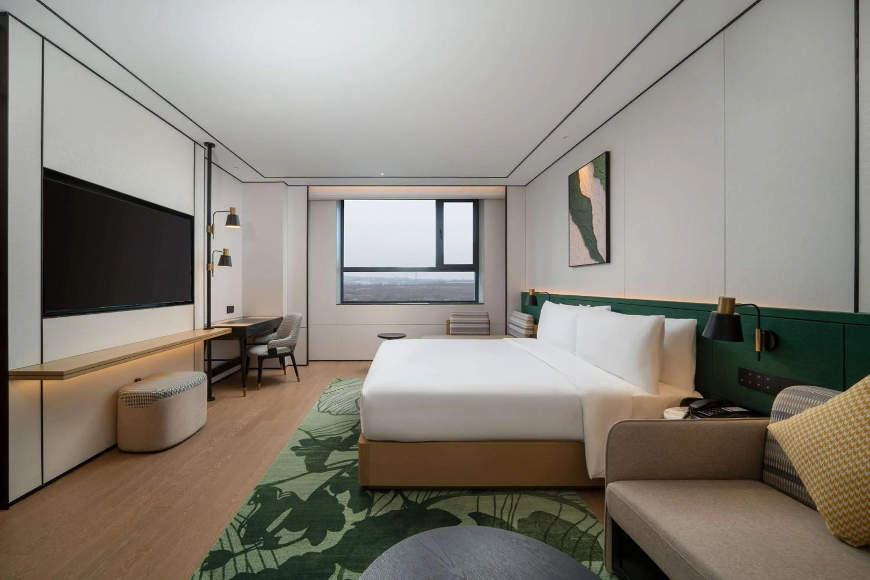 Bed in Hilton Garden Inn Ordos Kangbashi