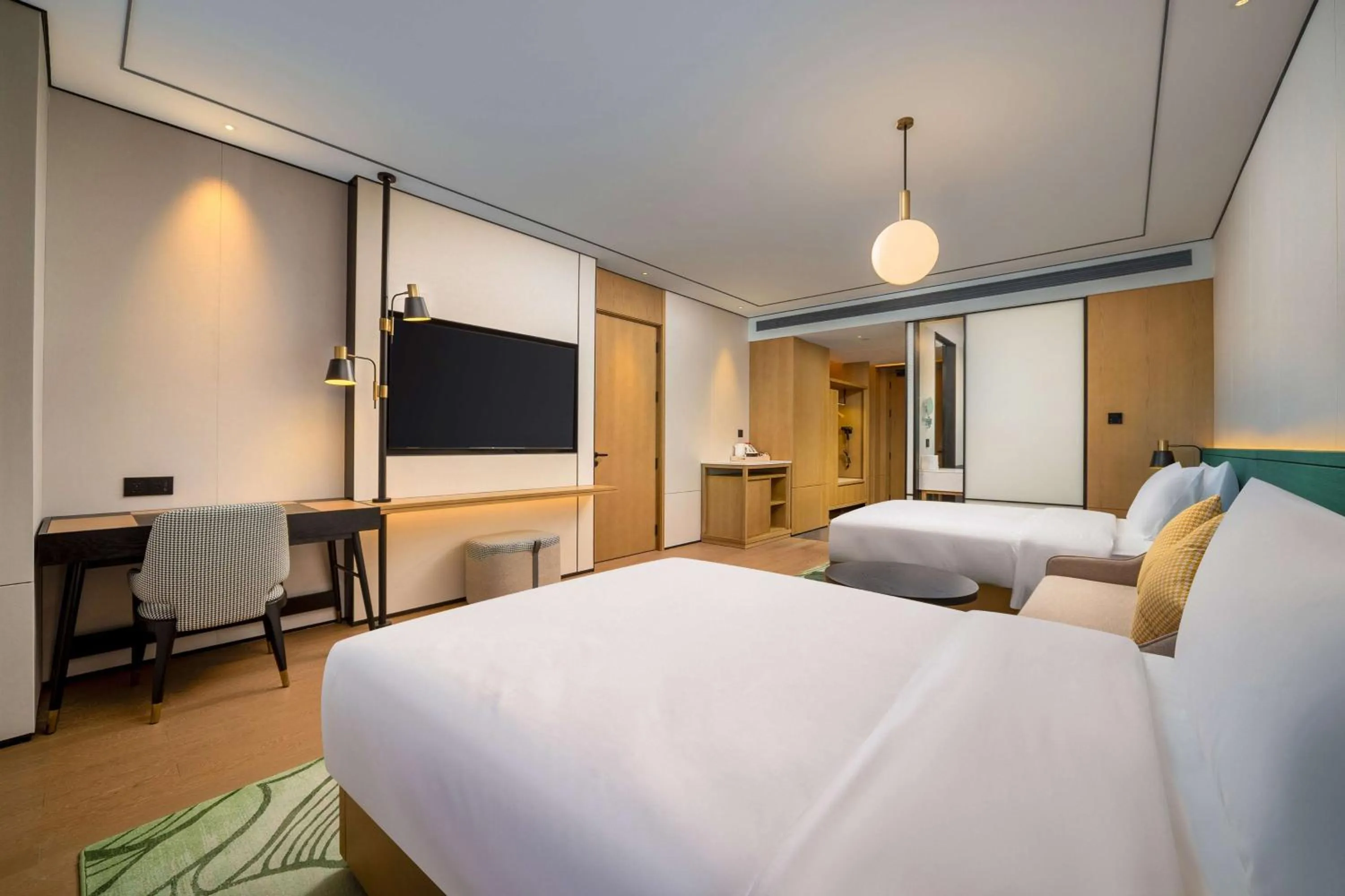 Bed in Hilton Garden Inn Ordos Kangbashi