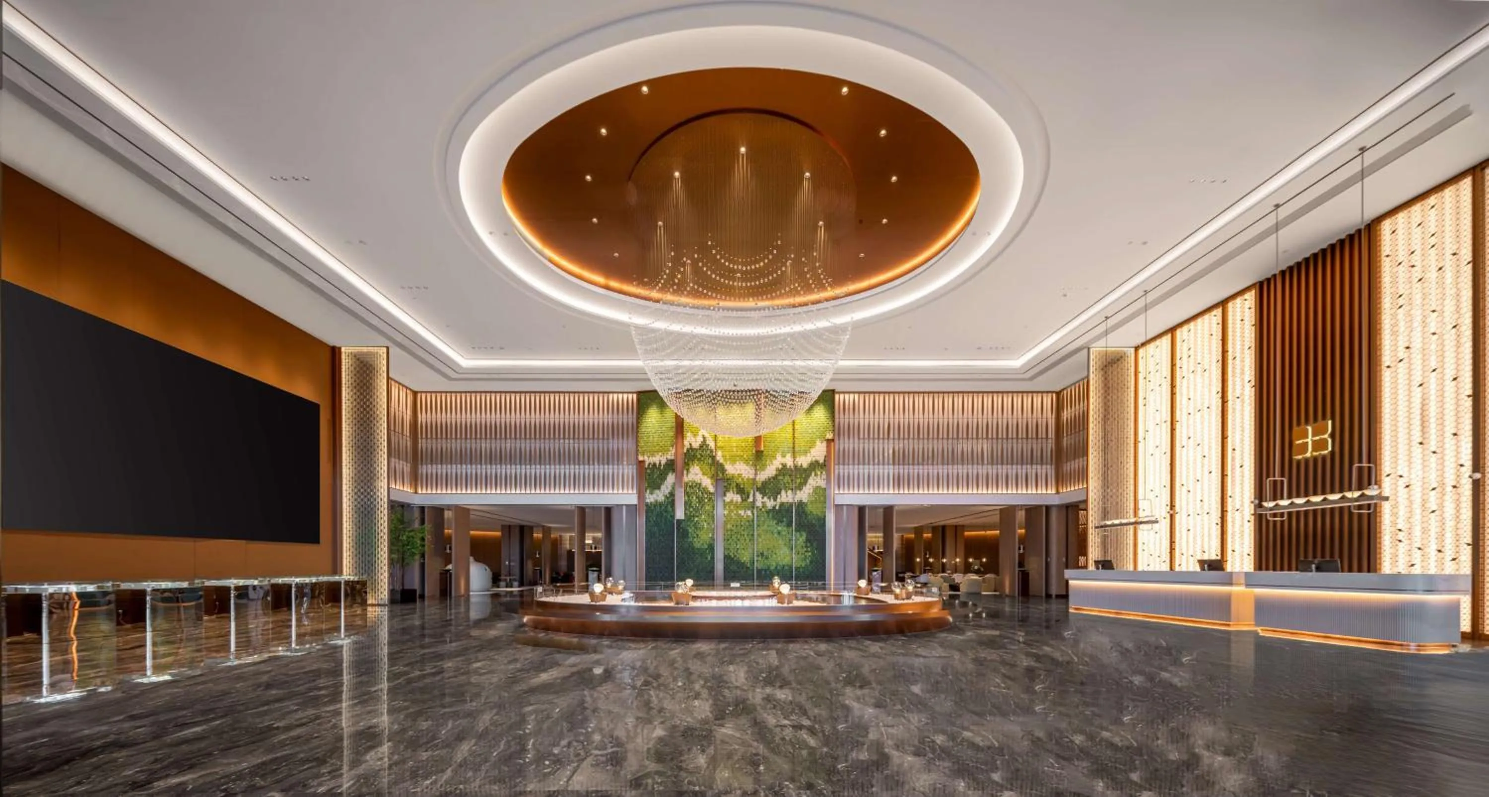 Lobby or reception in Hilton Garden Inn Ordos Kangbashi