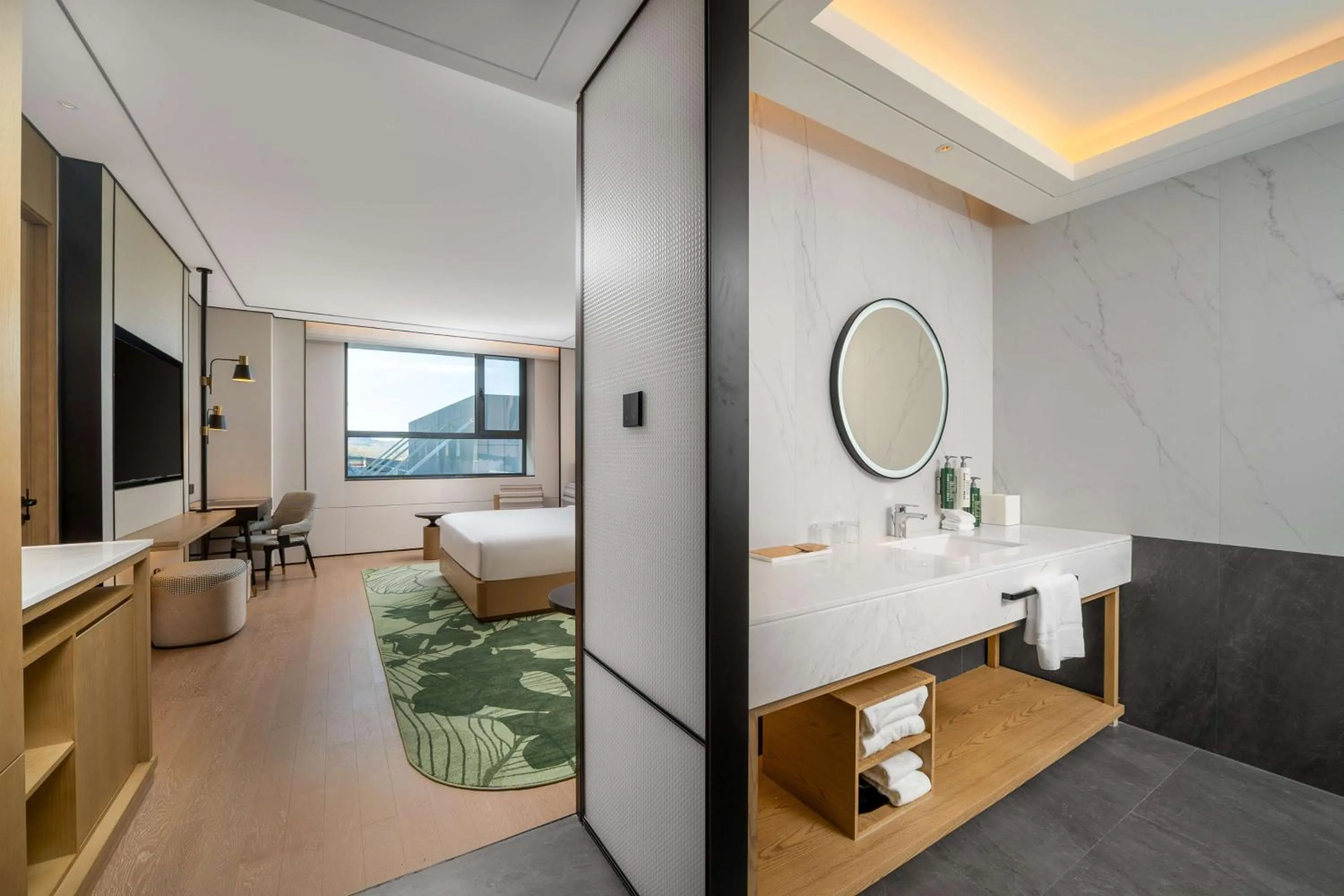 Bathroom in Hilton Garden Inn Ordos Kangbashi