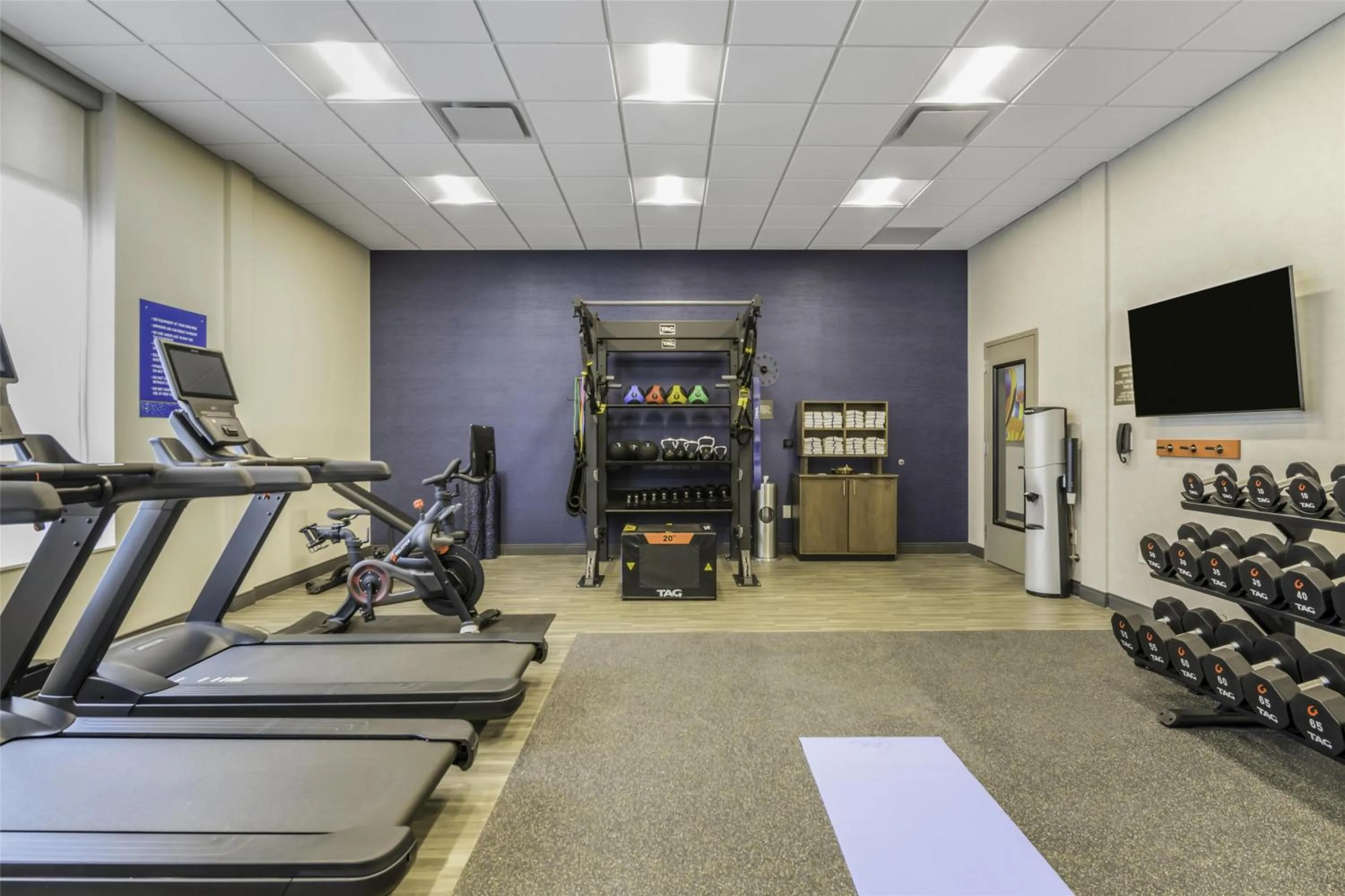 Fitness centre/facilities in Hampton Inn & Suites By Hilton Decatur