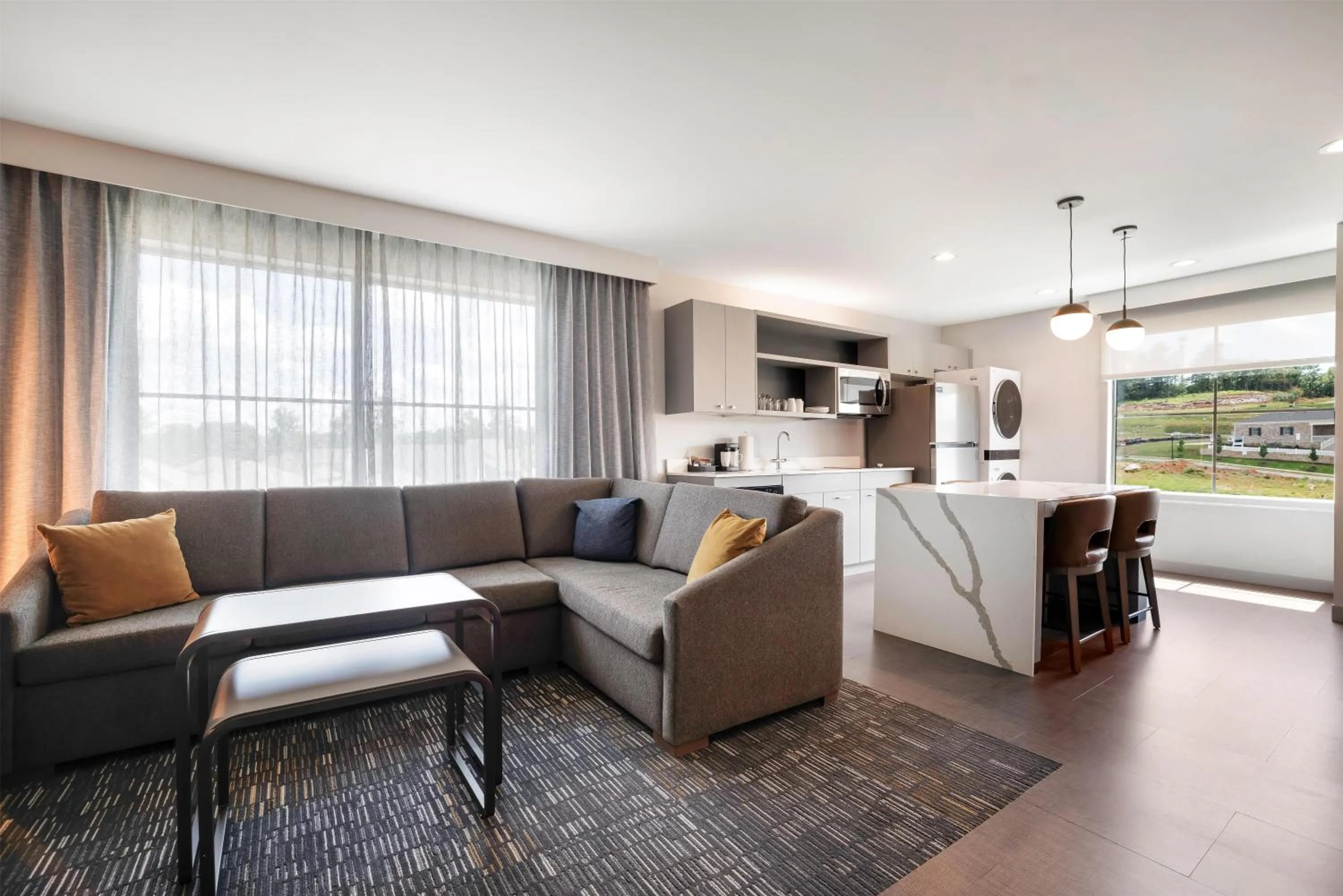 Living room in Homewood Suites By Hilton Madison Huntsville