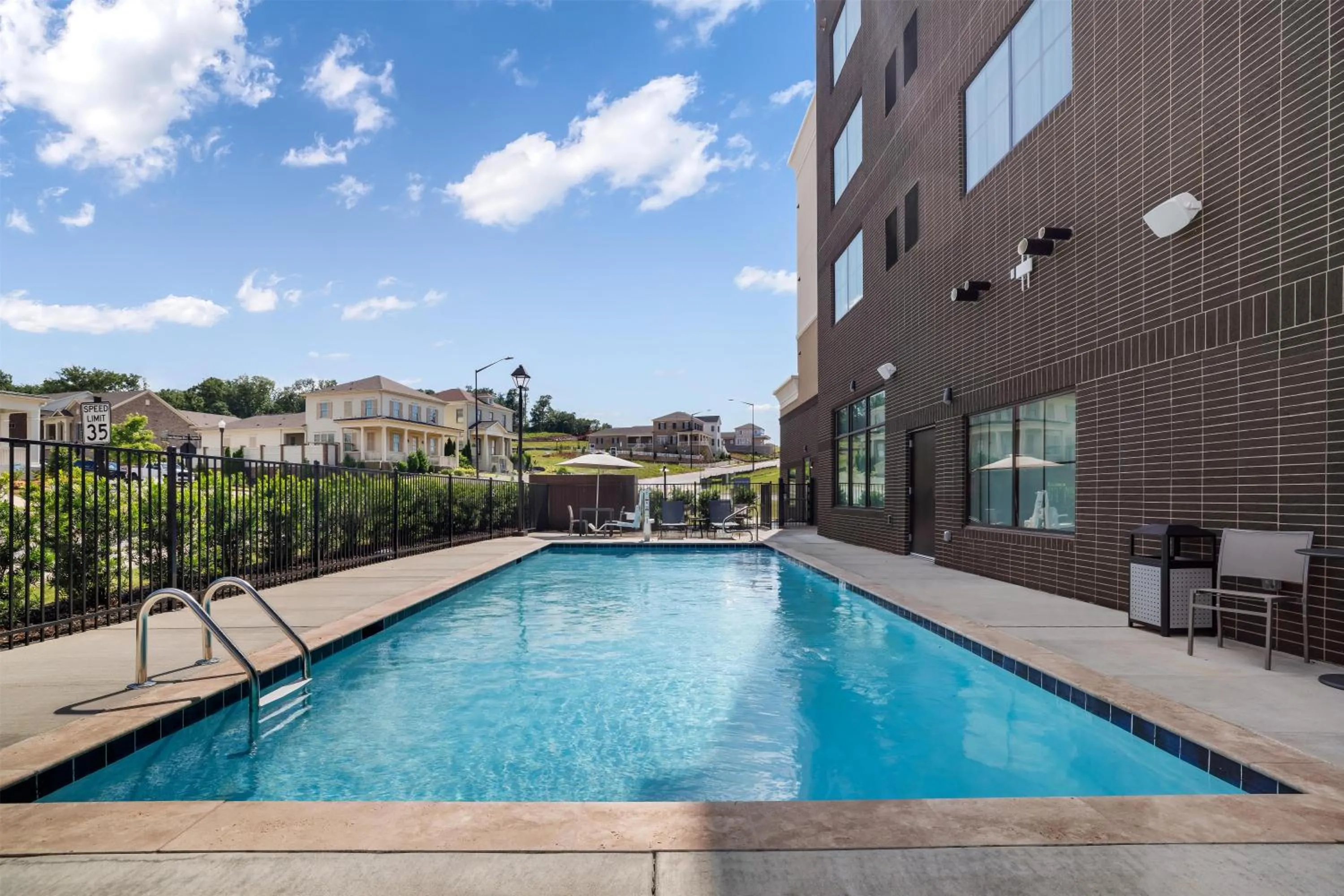 Pool view in Homewood Suites By Hilton Madison Huntsville