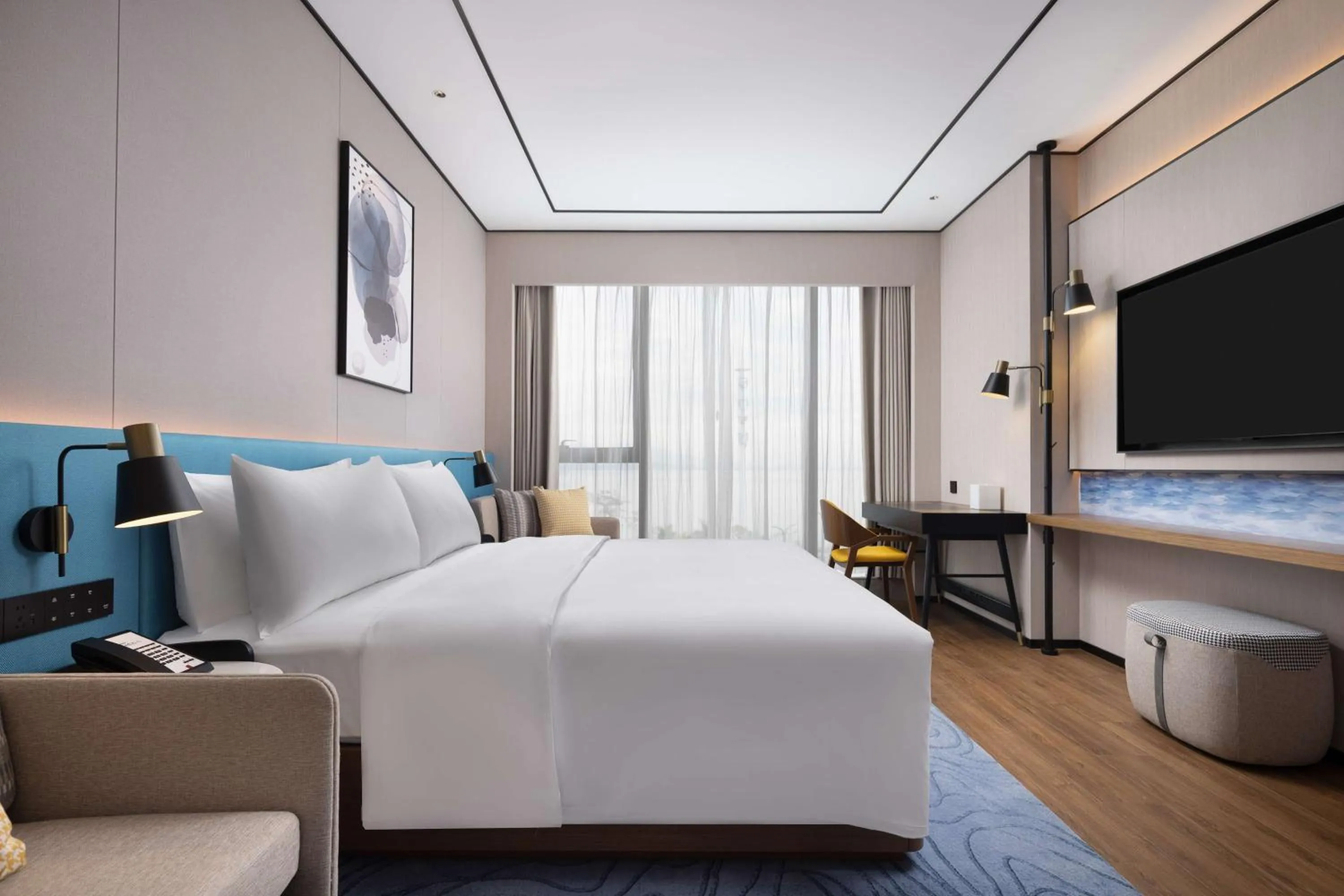 Bed in Hilton Garden Inn Shanwei Haibin Boulevard