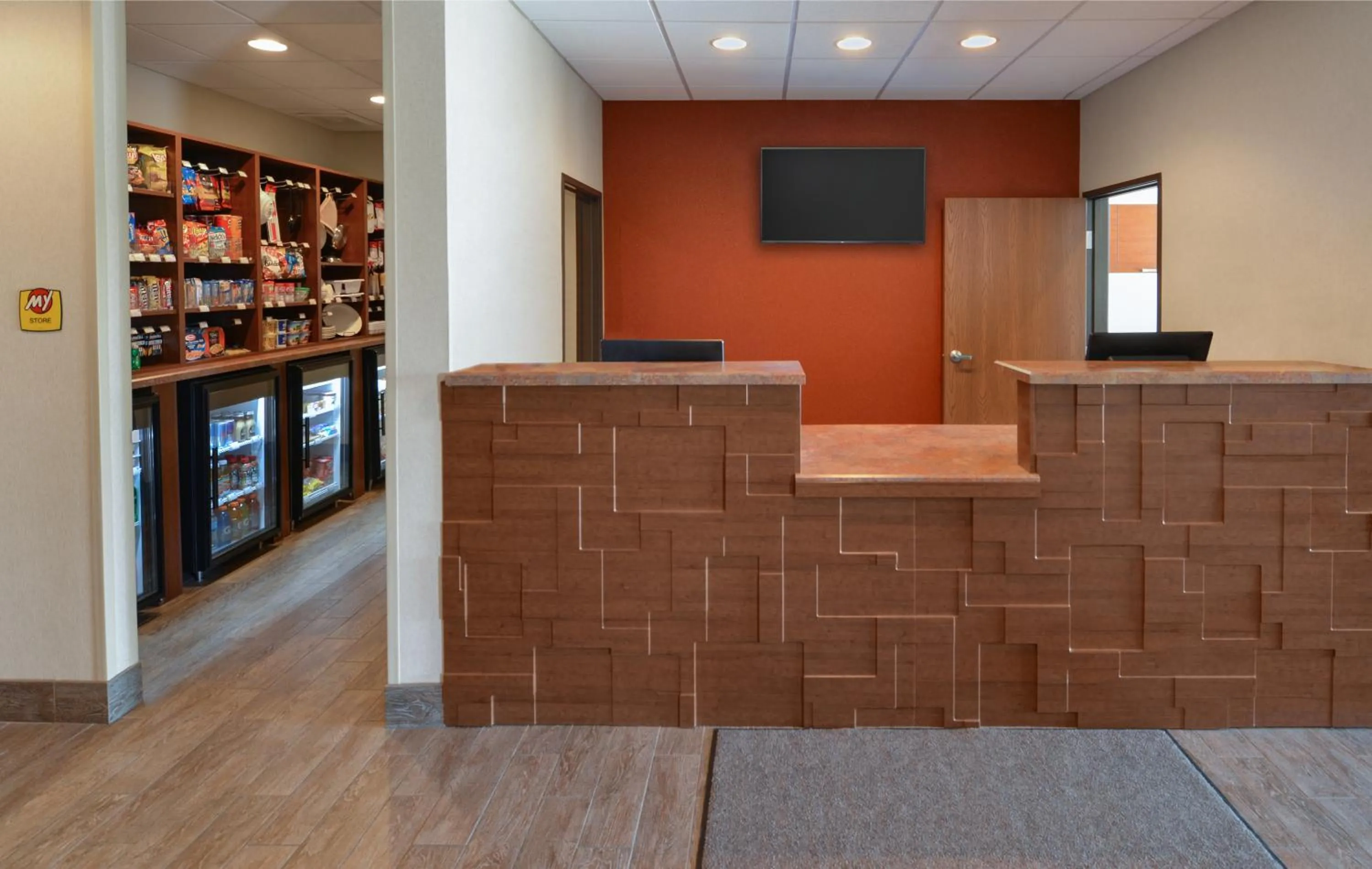 Lobby or reception in My Place Hotel-South Omaha/La Vista, NE