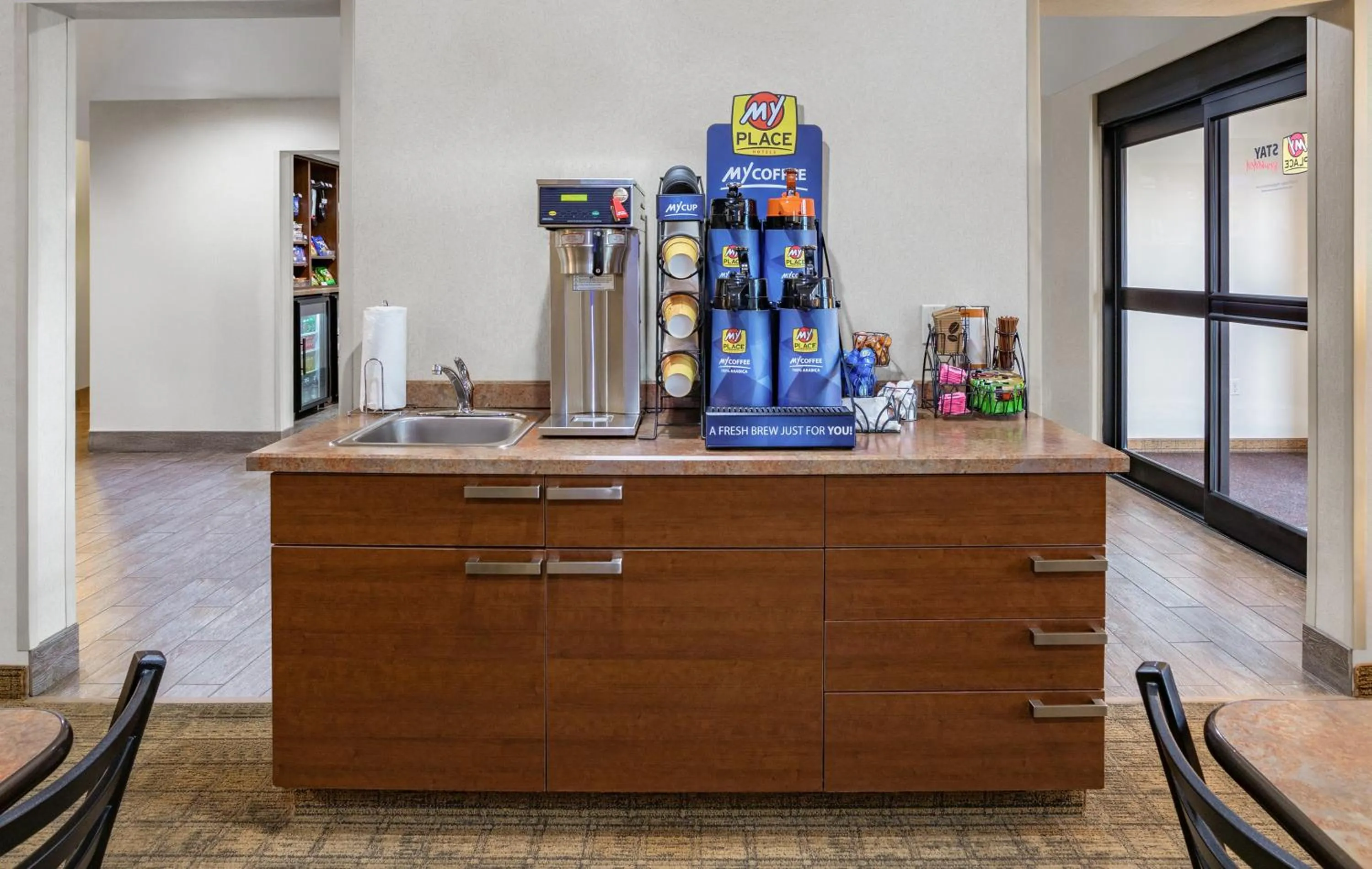 Coffee/tea facilities in My Place Hotel-South Omaha/La Vista, NE