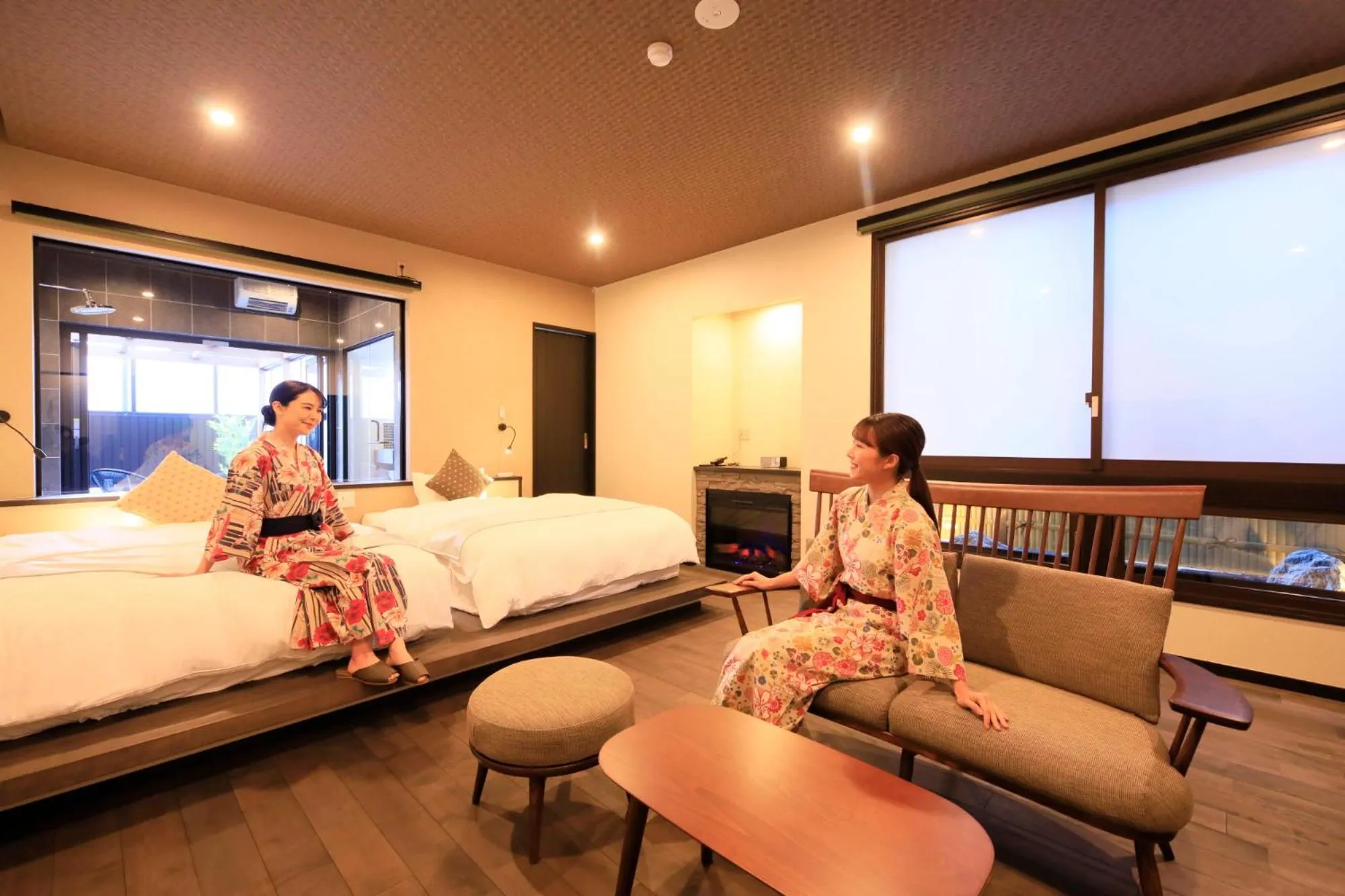 Photo of the whole room, Bed in Otogitei Kofu