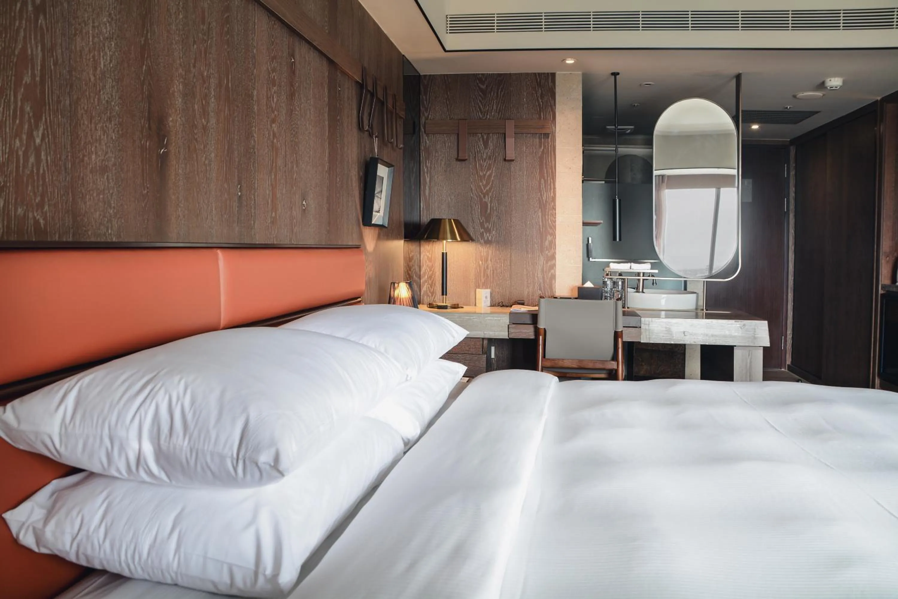 Bed in Sheraton Taitung Hotel