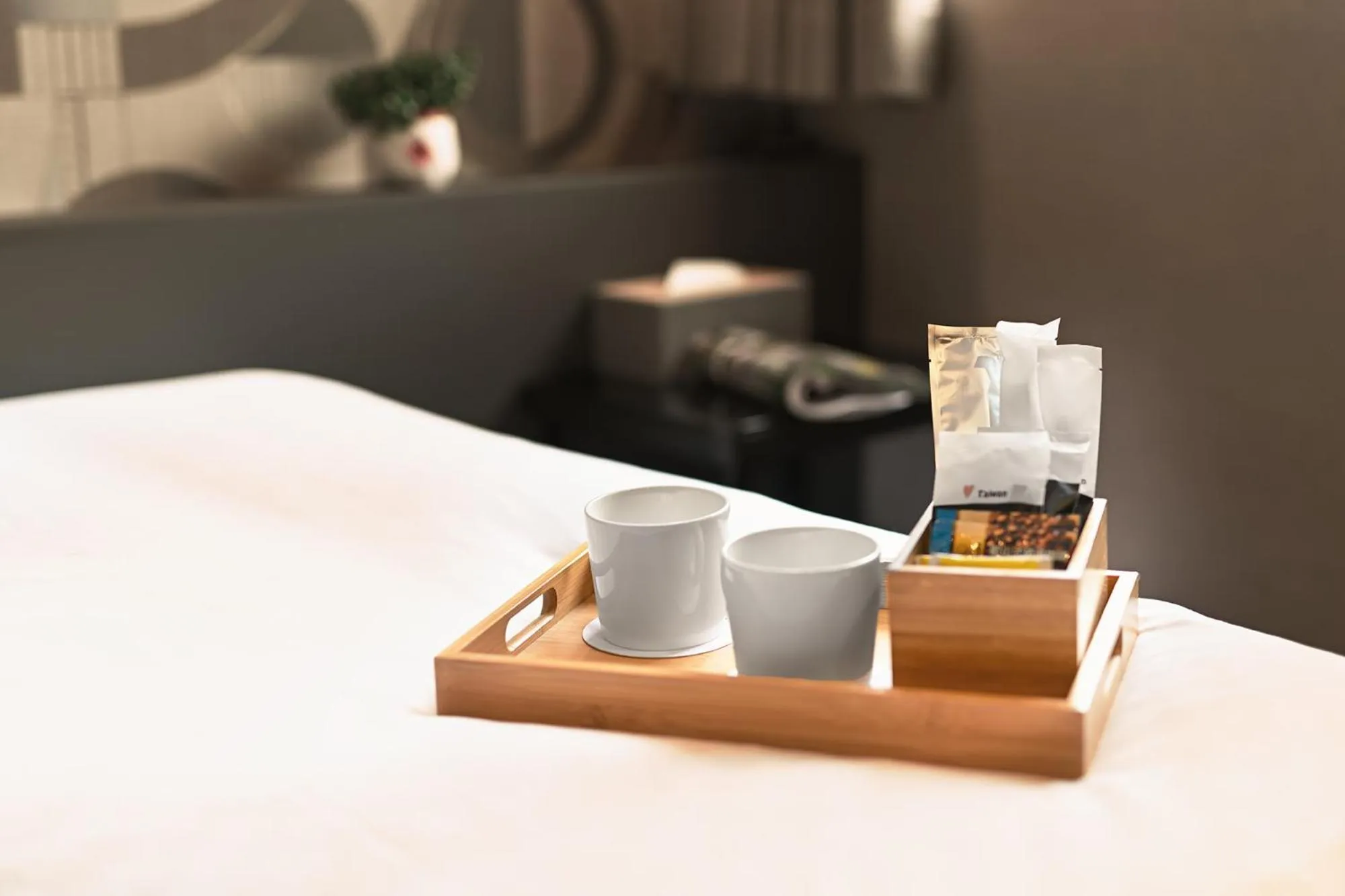 Bed in 綺樂文旅 康定館 Le Room Hotel Kangding