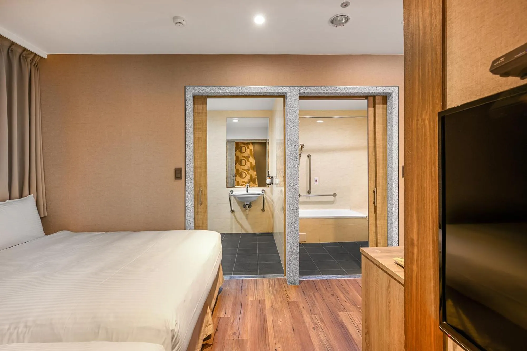 Bed in 綺樂文旅 康定館 Le Room Hotel Kangding