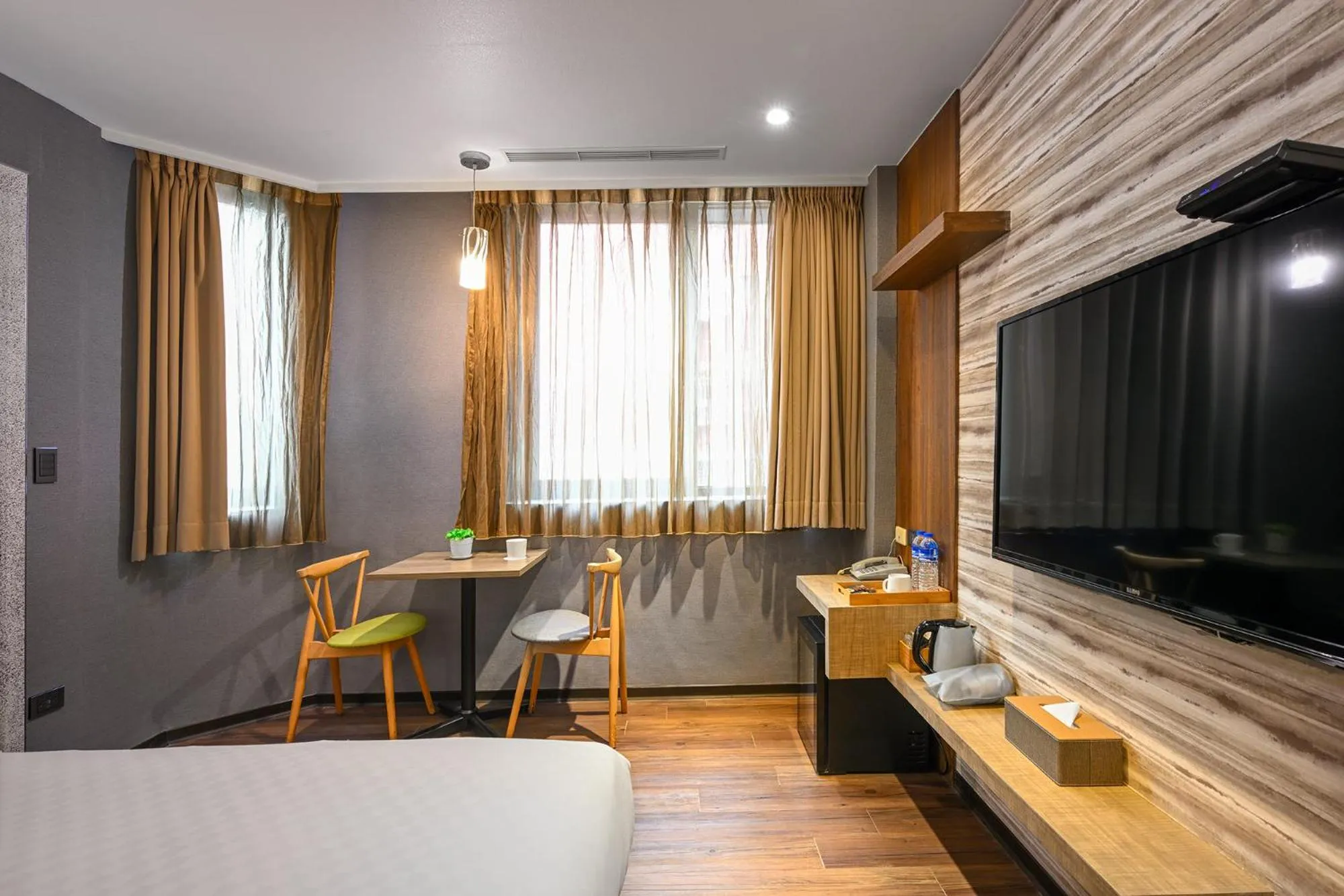 Bed in 綺樂文旅 康定館 Le Room Hotel Kangding