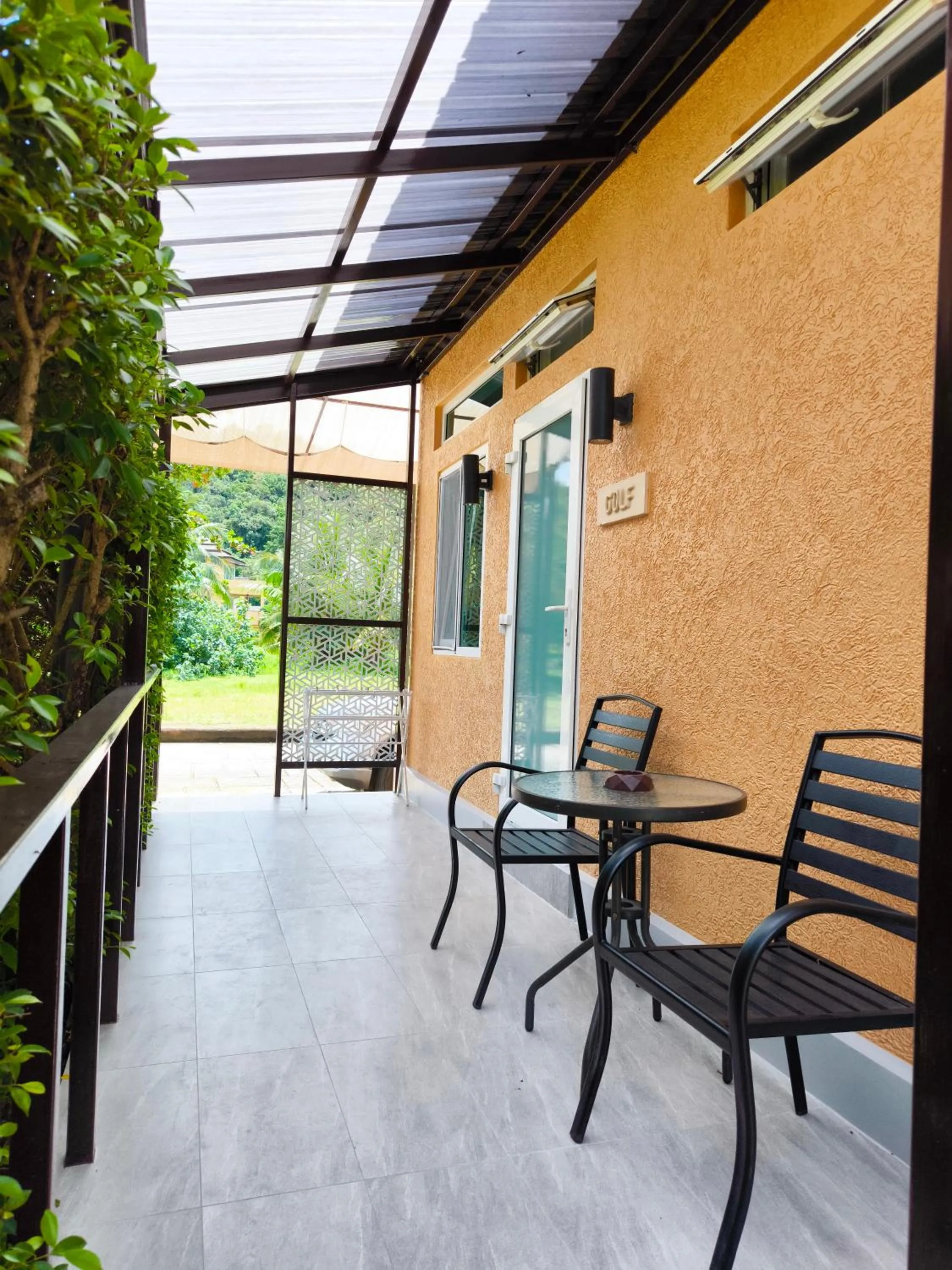 Patio in Siam Royal View Resort Apartments