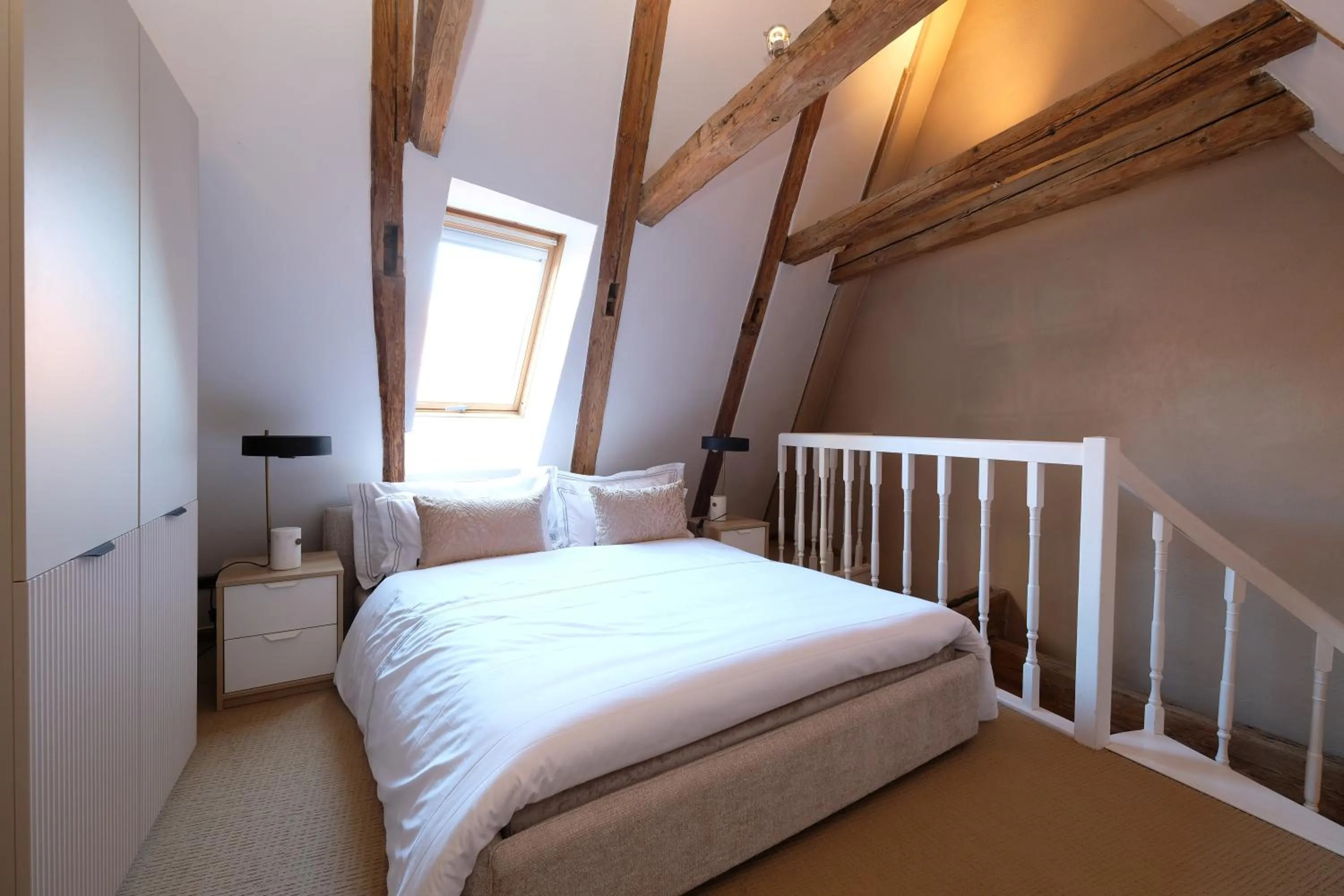 Bed in The Three Sisters Hotel