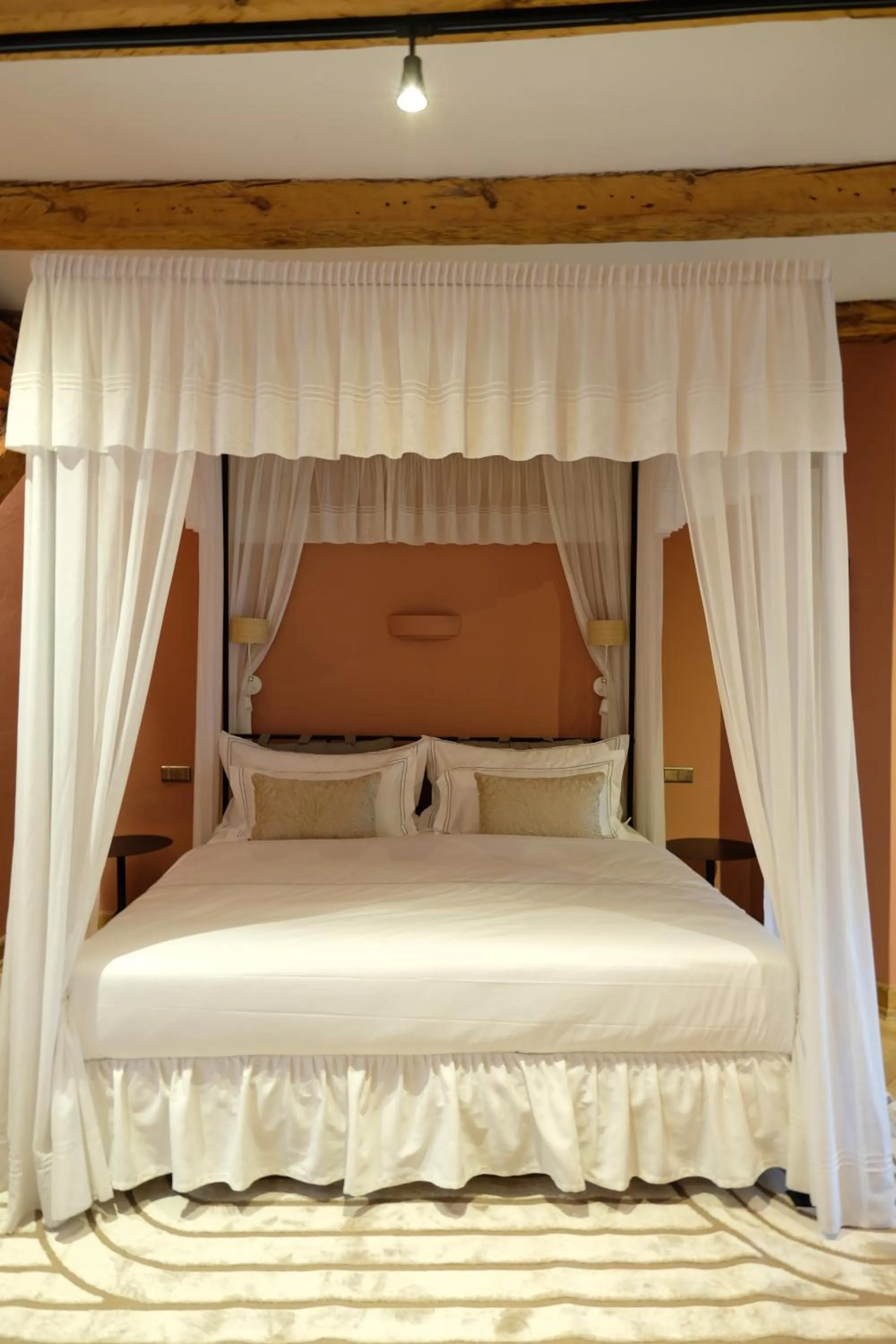Bed in The Three Sisters Hotel
