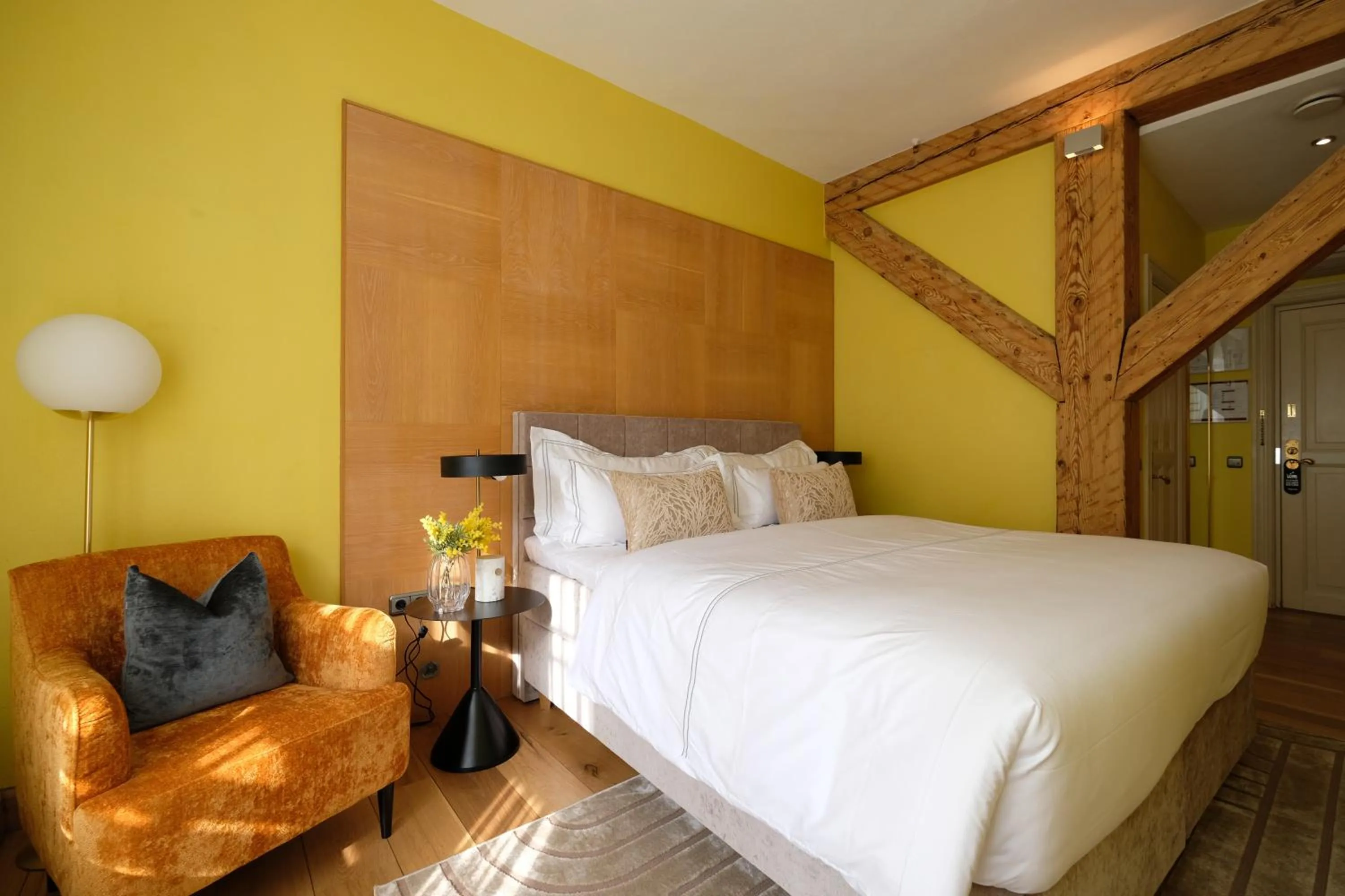 Bed in The Three Sisters Hotel