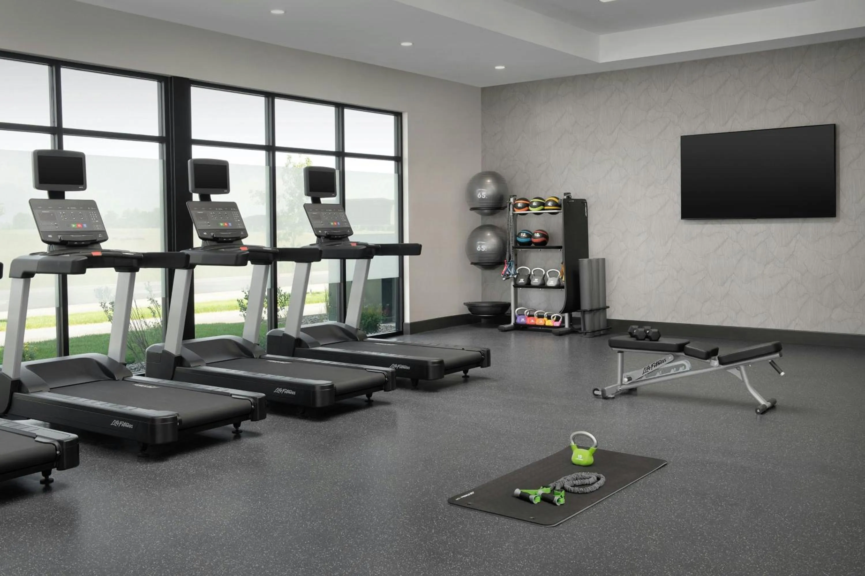 Fitness centre/facilities in TownePlace Suites by Marriott Bozeman West