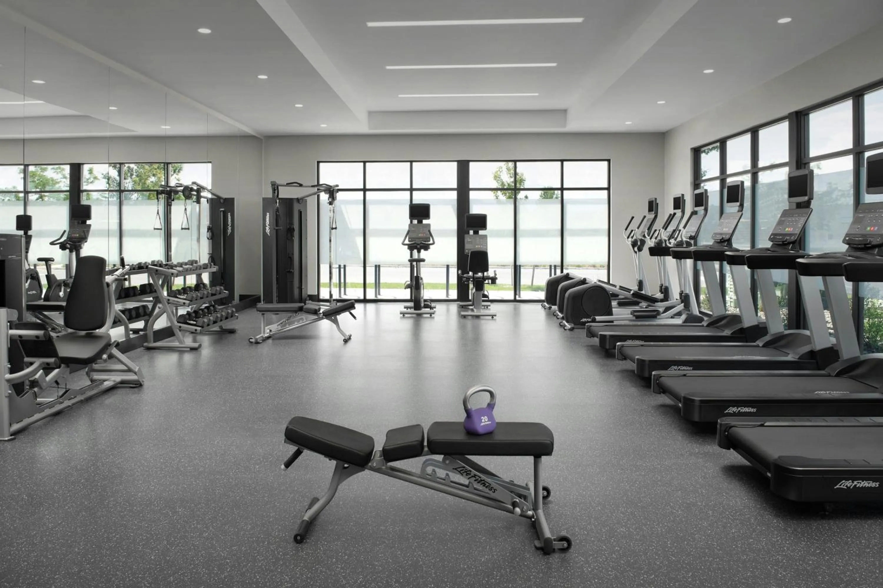 Fitness centre/facilities in TownePlace Suites by Marriott Bozeman West