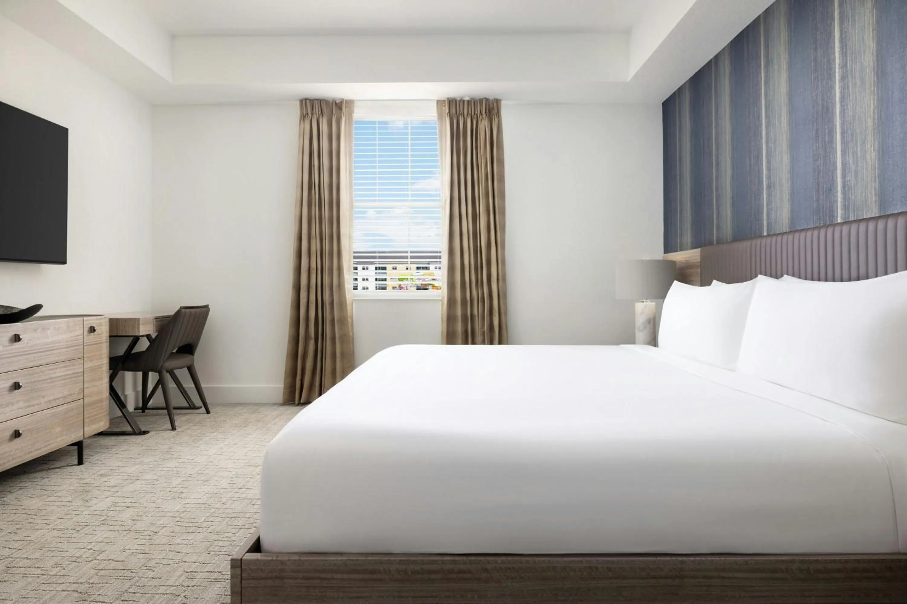 Bedroom, Bed in Villatel Orlando Resort, Apartments by Marriott Bonvoy