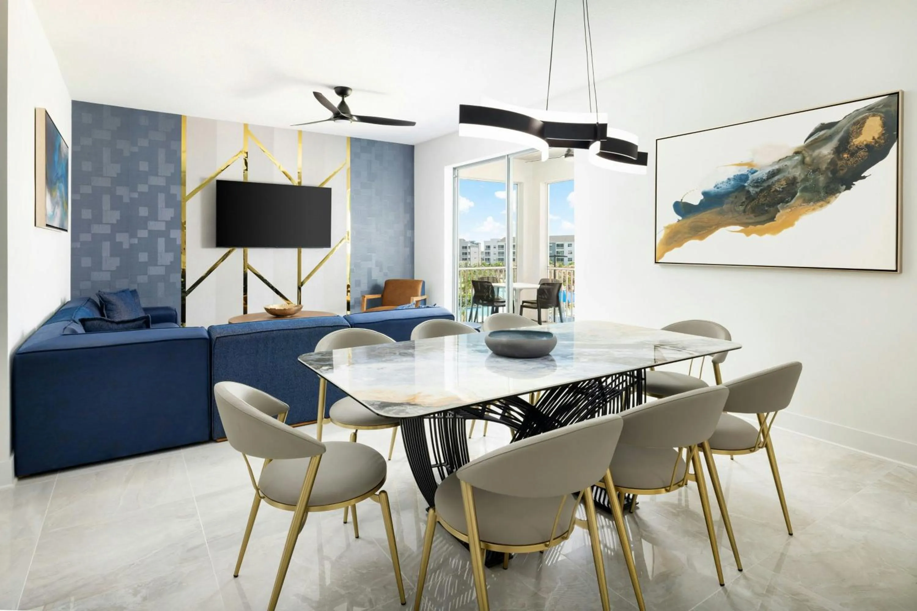 Photo of the whole room in Villatel Orlando Resort, Apartments by Marriott Bonvoy