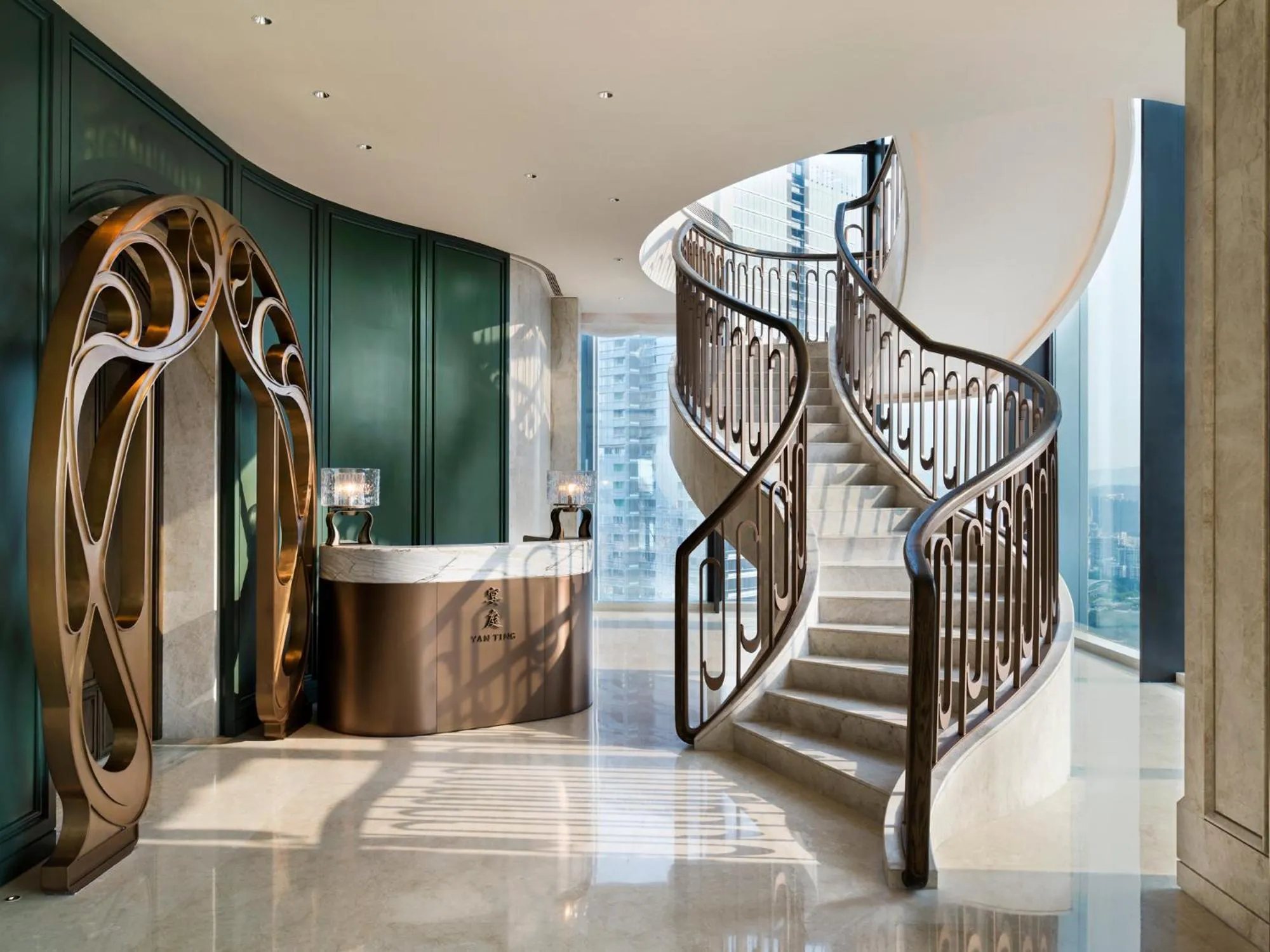 On site in The St. Regis Shenzhen Bao'an