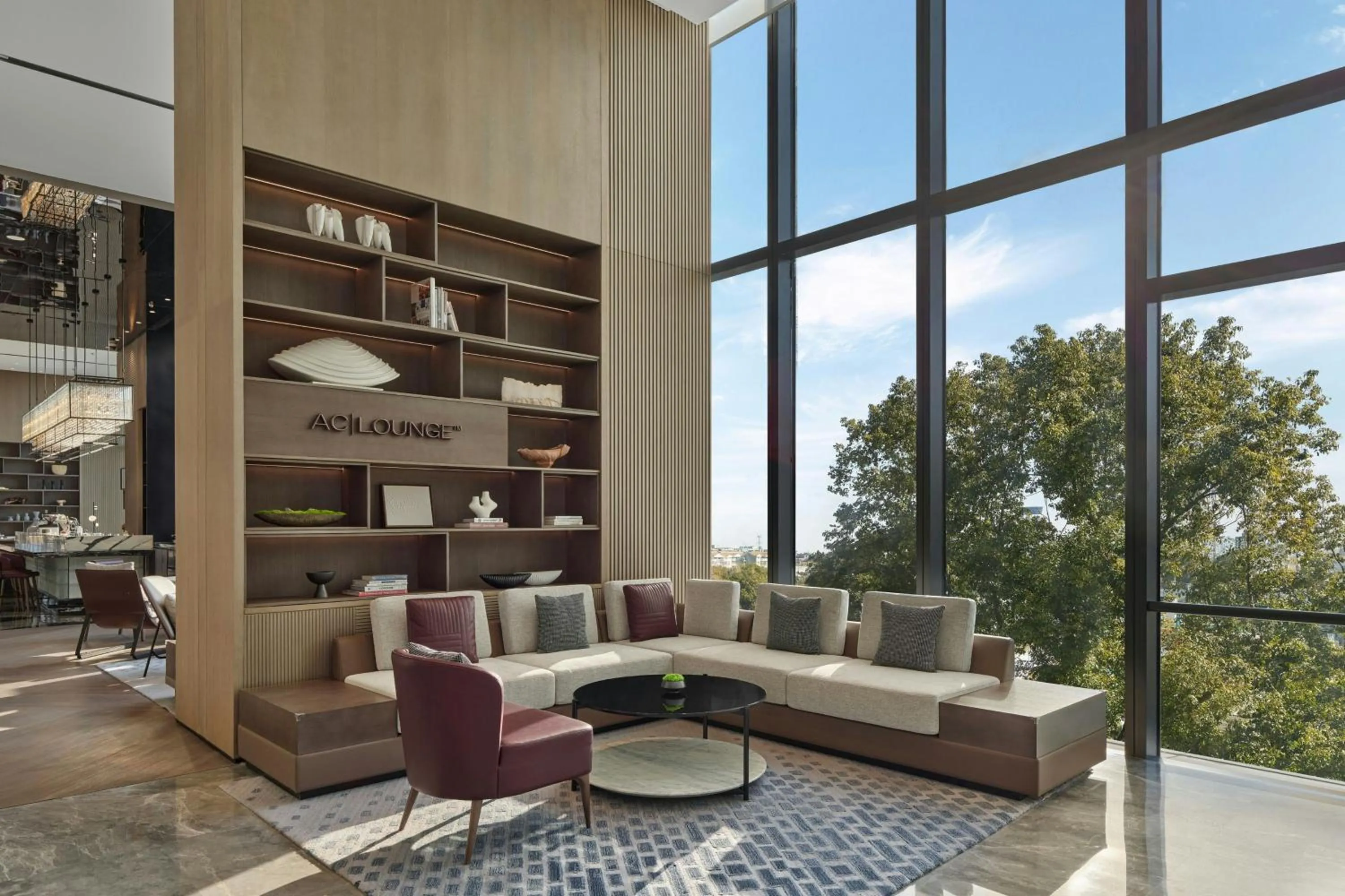 Lobby or reception in AC Hotel Suzhou Industrial Park