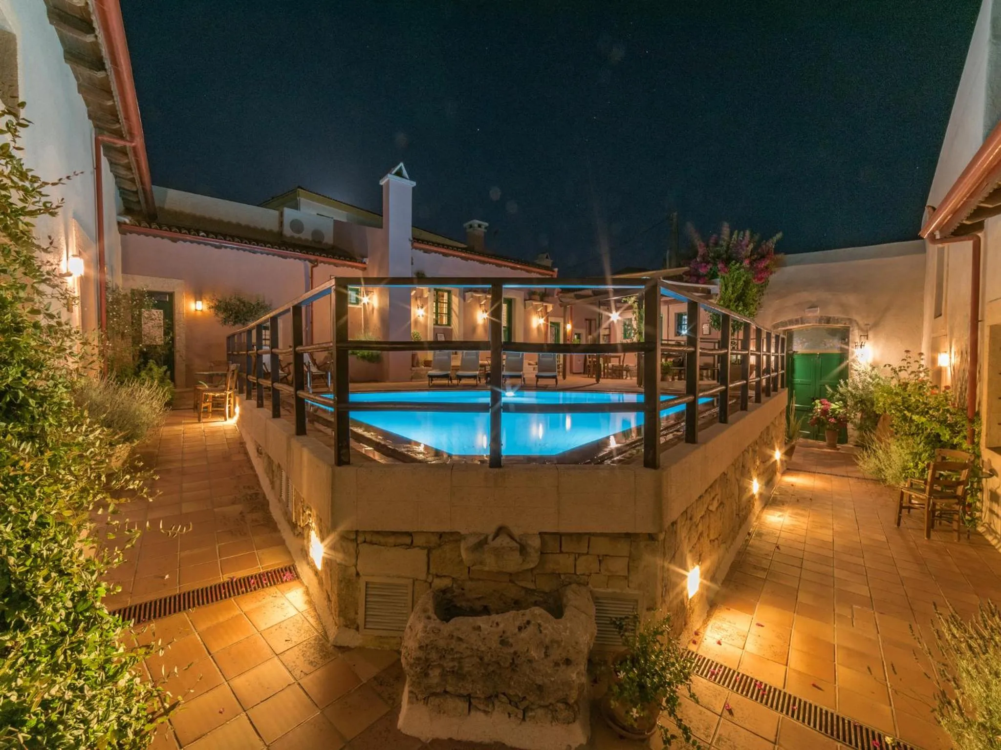 Night in Villa Archanes