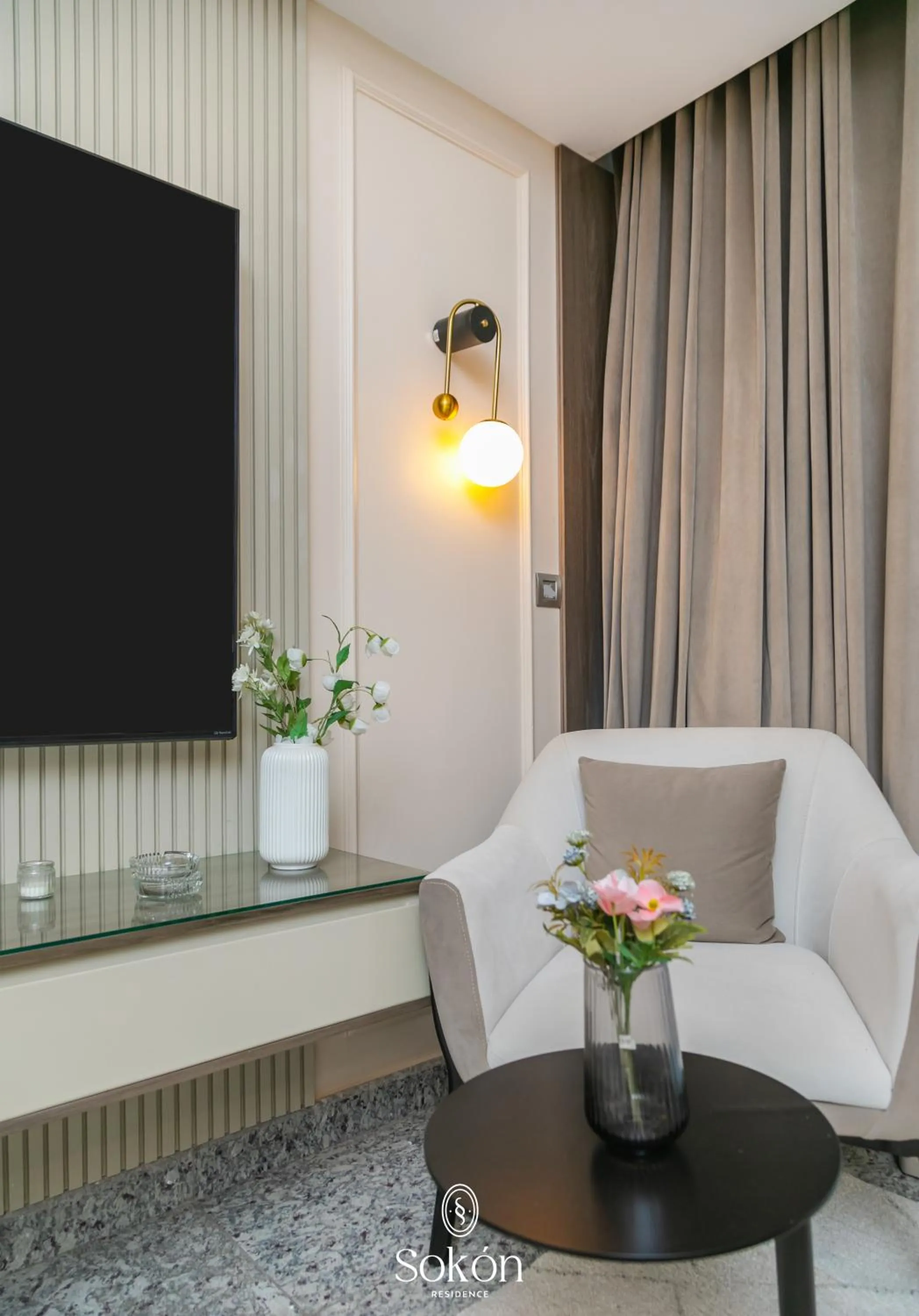 Seating area in Sokon Residence Partial Nile view at Maadi