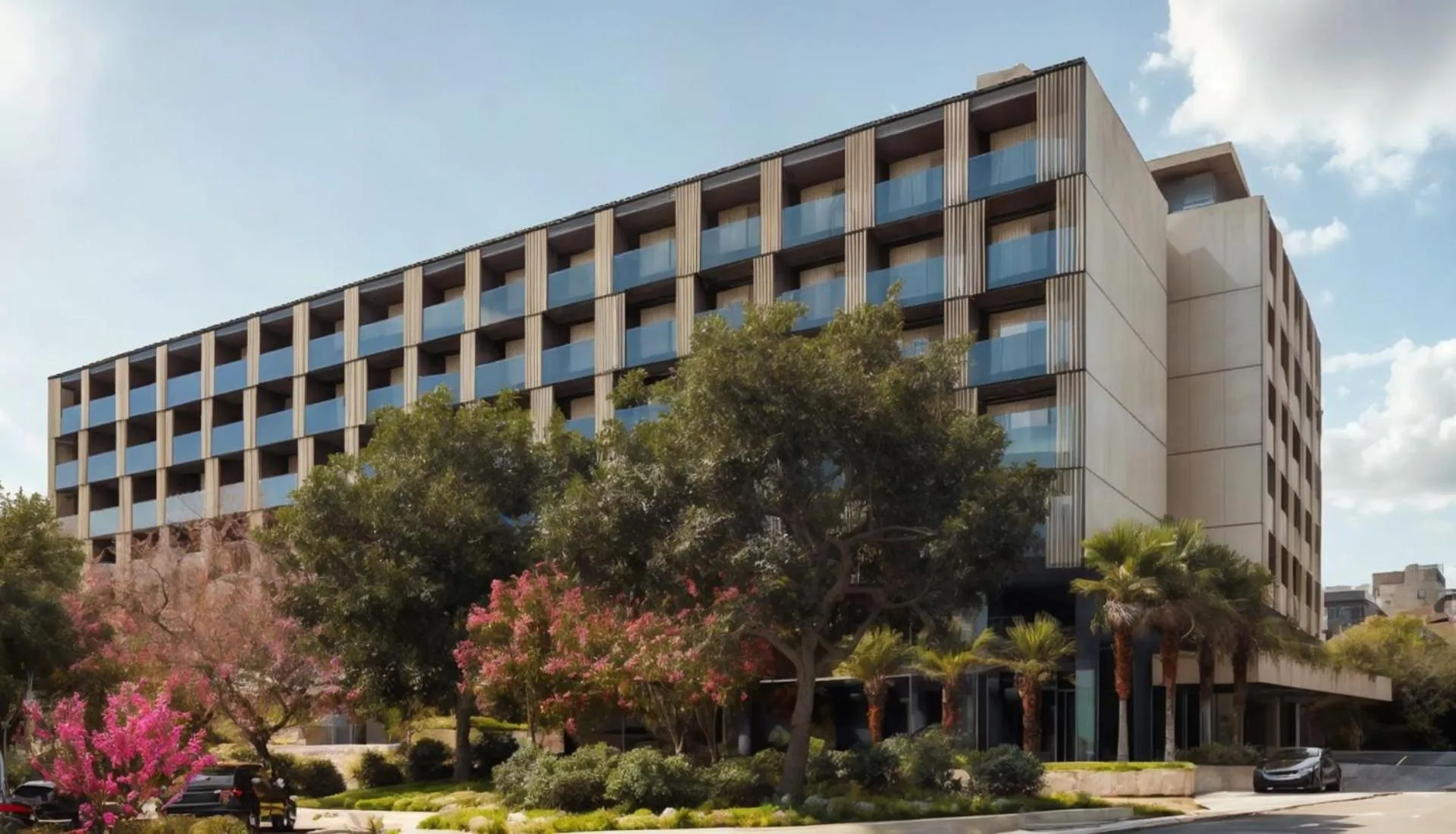 Property building in Hotel Sumratin