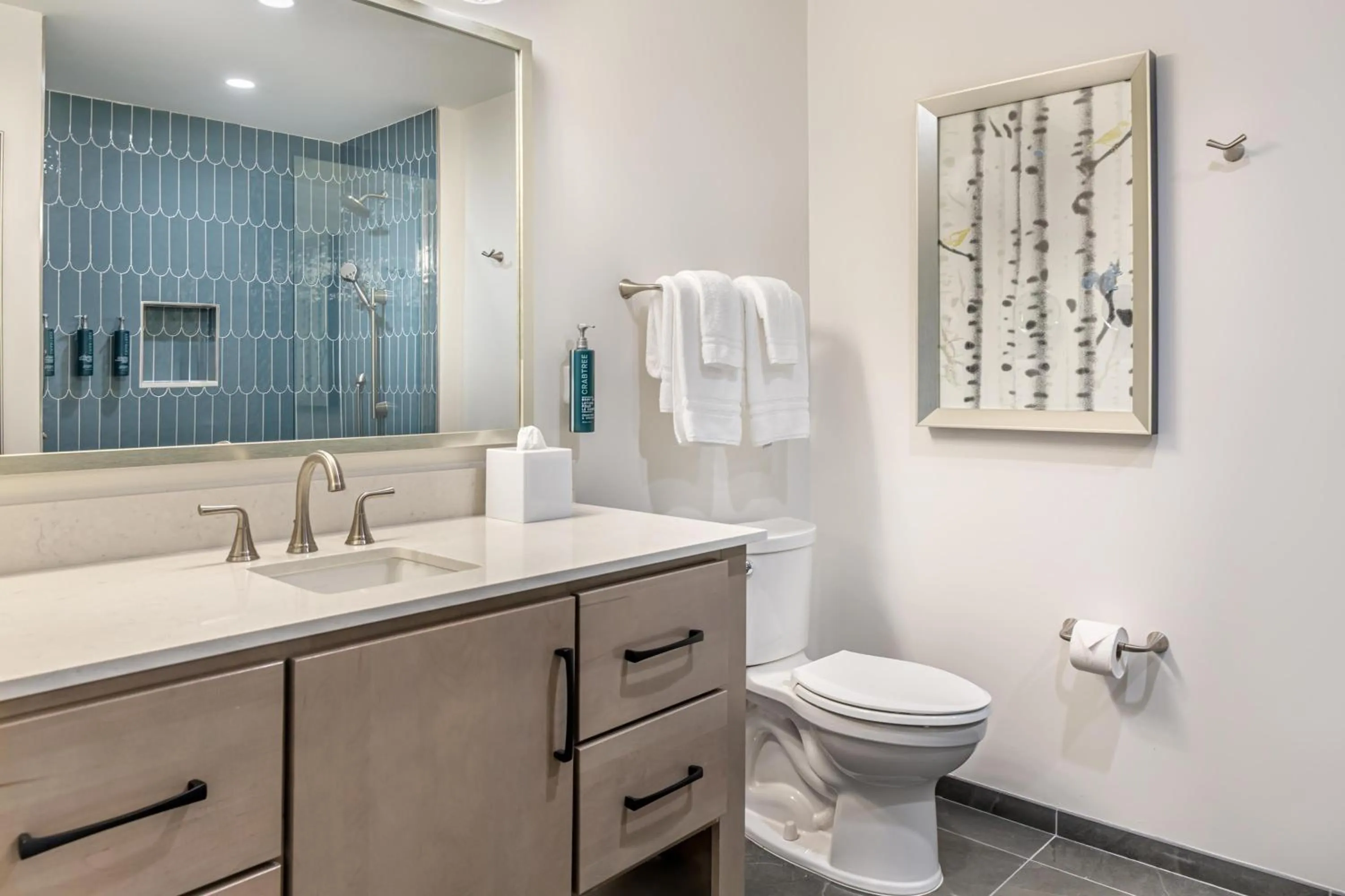 Bathroom in Hilton Vacation Club Mill Springs Lodge Pigeon Forge