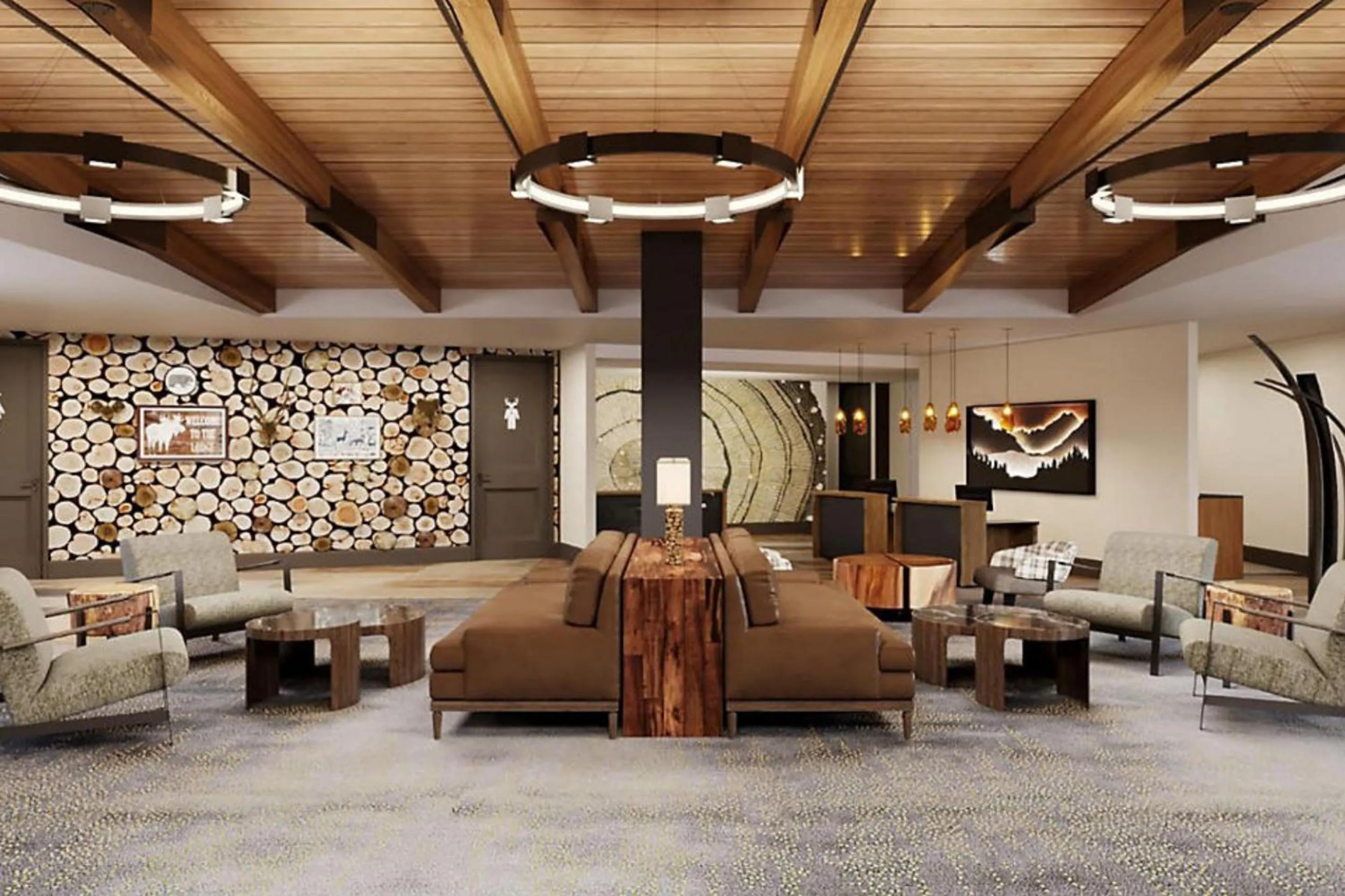 Lobby or reception in Hilton Vacation Club Mill Springs Lodge Pigeon Forge