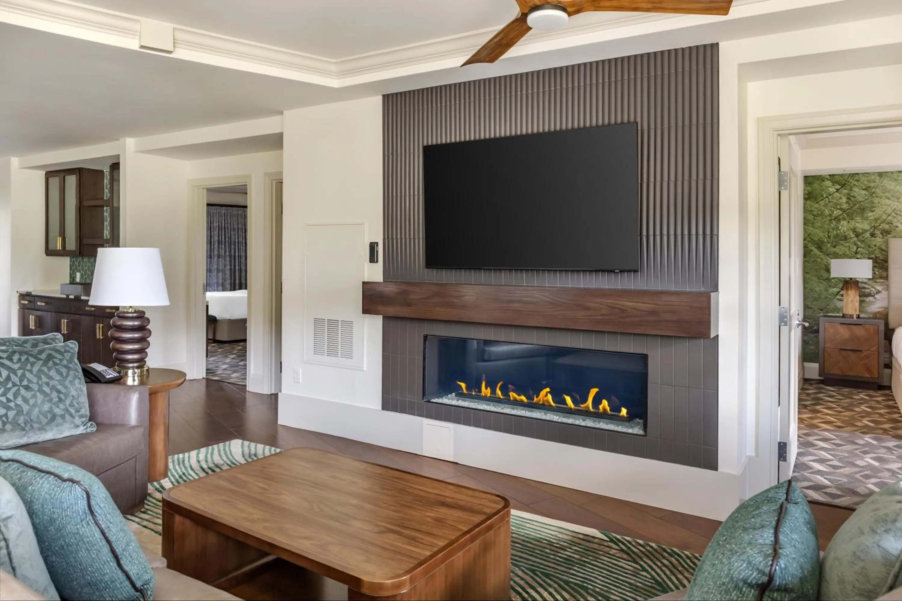 Living room in Hilton Vacation Club Mill Springs Lodge Pigeon Forge