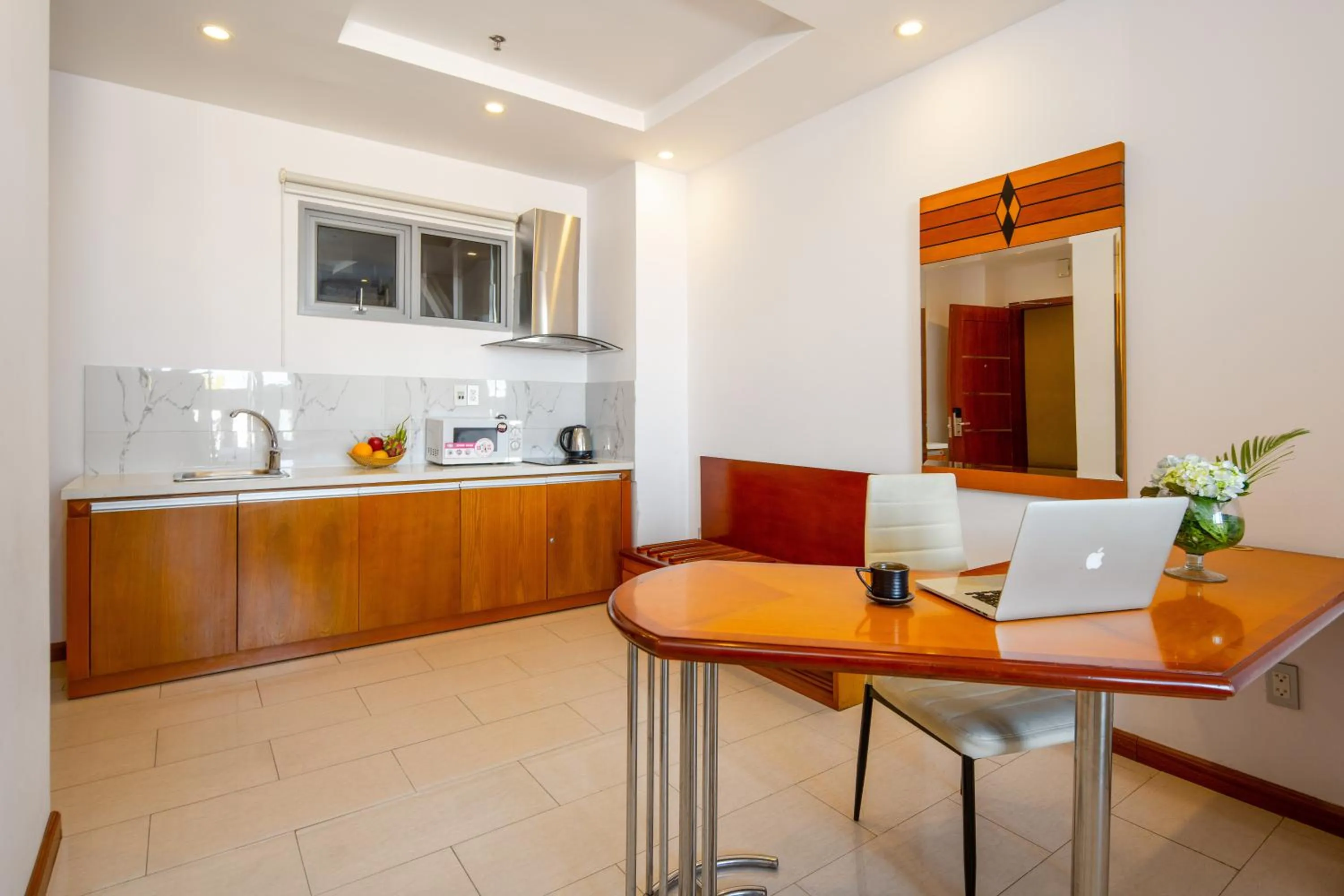 Kitchen or kitchenette in Richico Apartments And Hotel