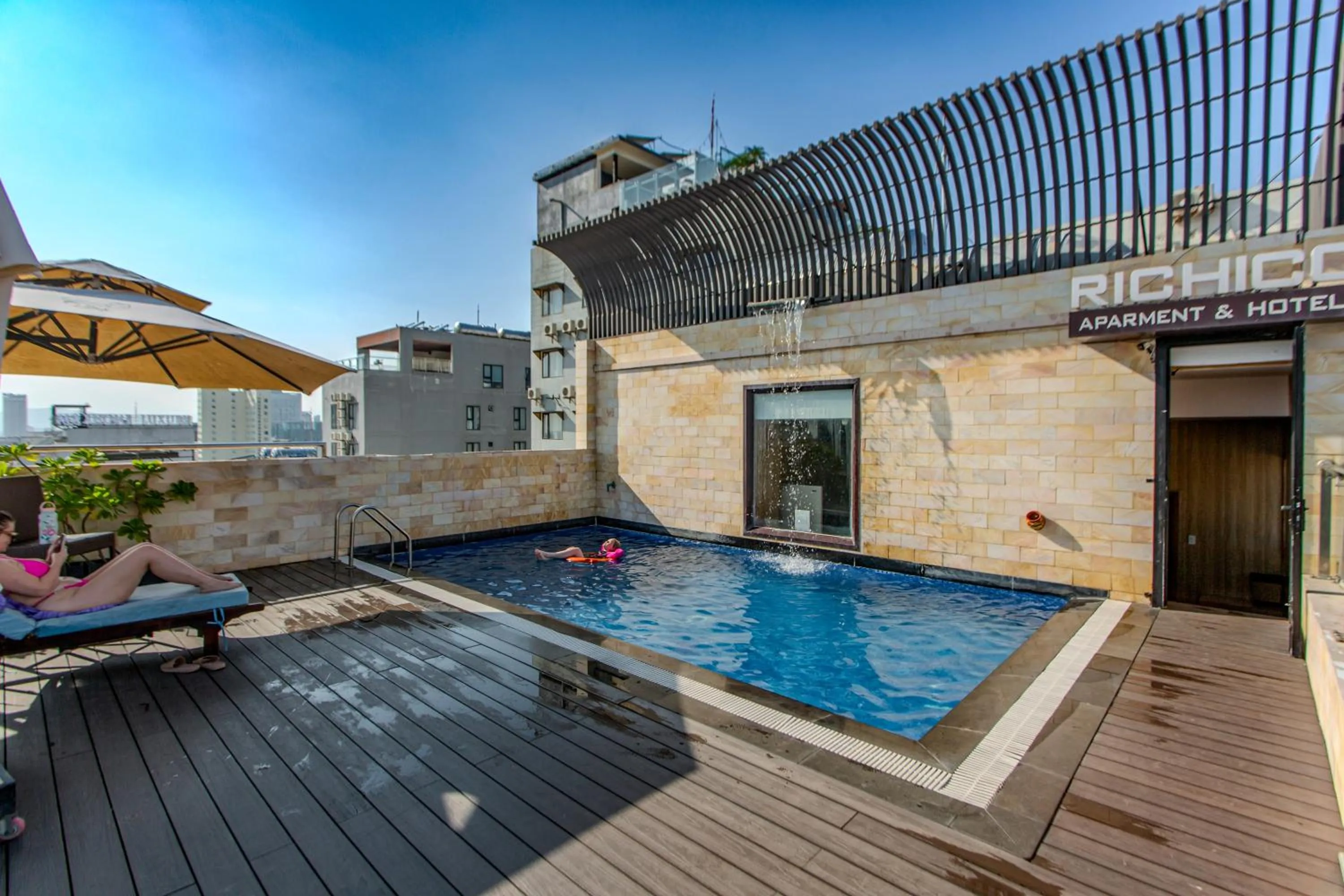 Swimming pool in Richico Apartments And Hotel